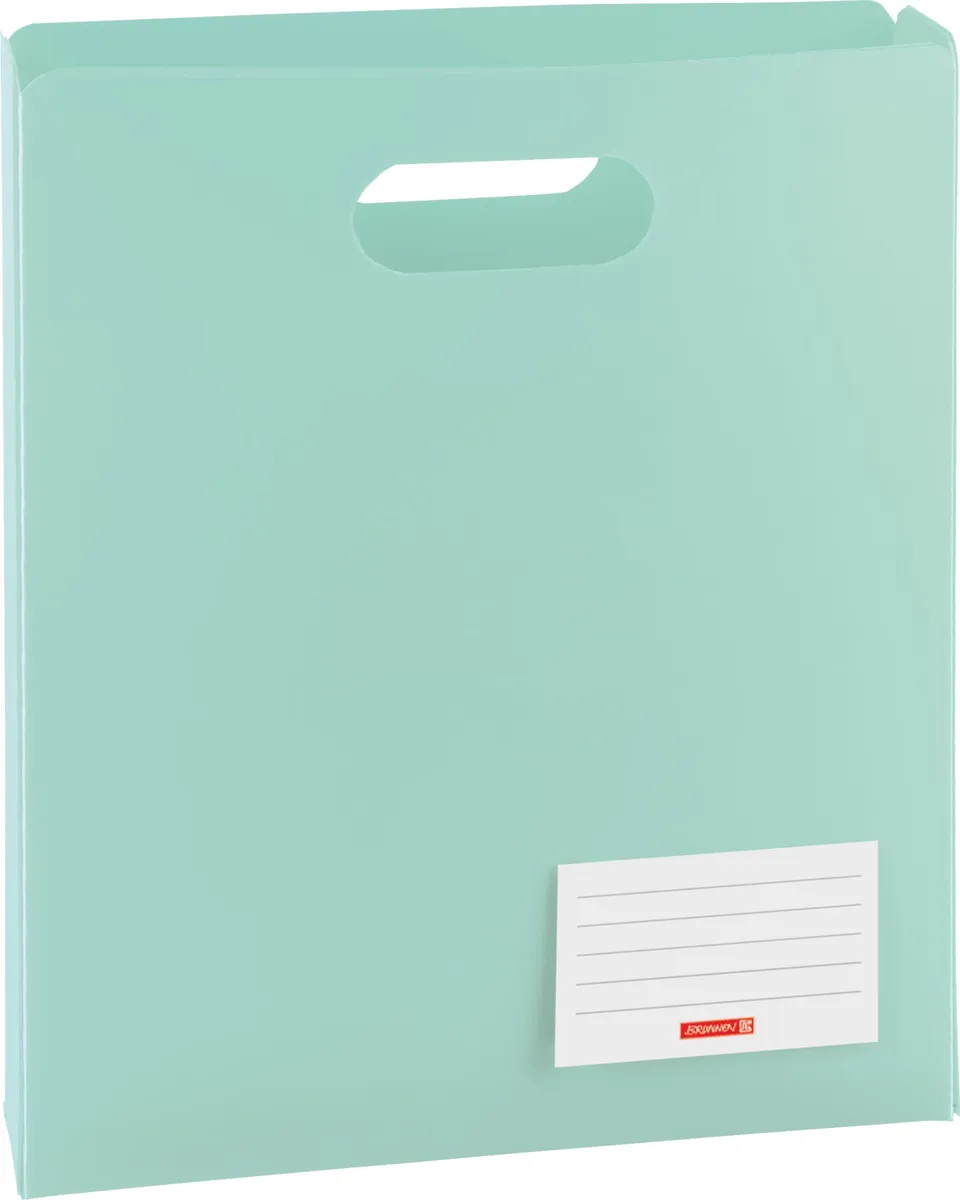 brunnen-heftbox-fact-pp-a4-50-mm-mint-transluzent image 1