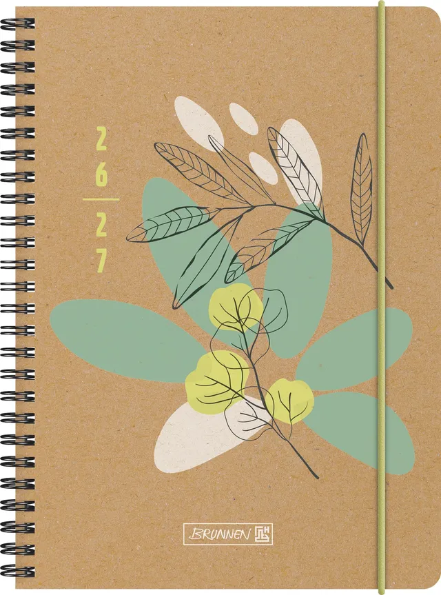 brunnen-sch-lerkalender-2026-2027-sprout-a5-papier-2-seiten-1-woche image 1