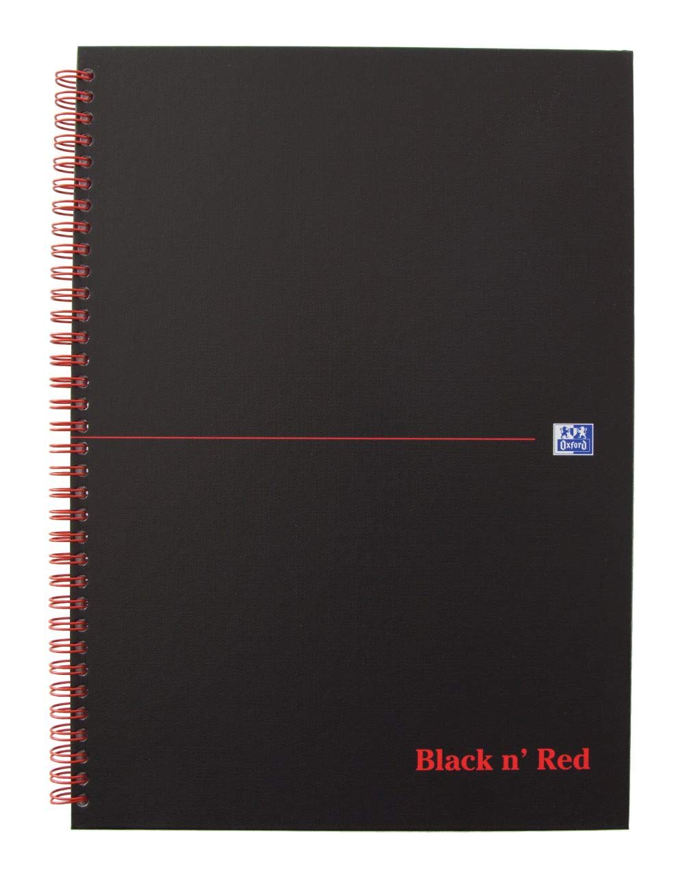 oxford-black-n-red-spiralbuch-din-a4-kariert-hardcover-70-blatt-5er-pack-schwarz image 8