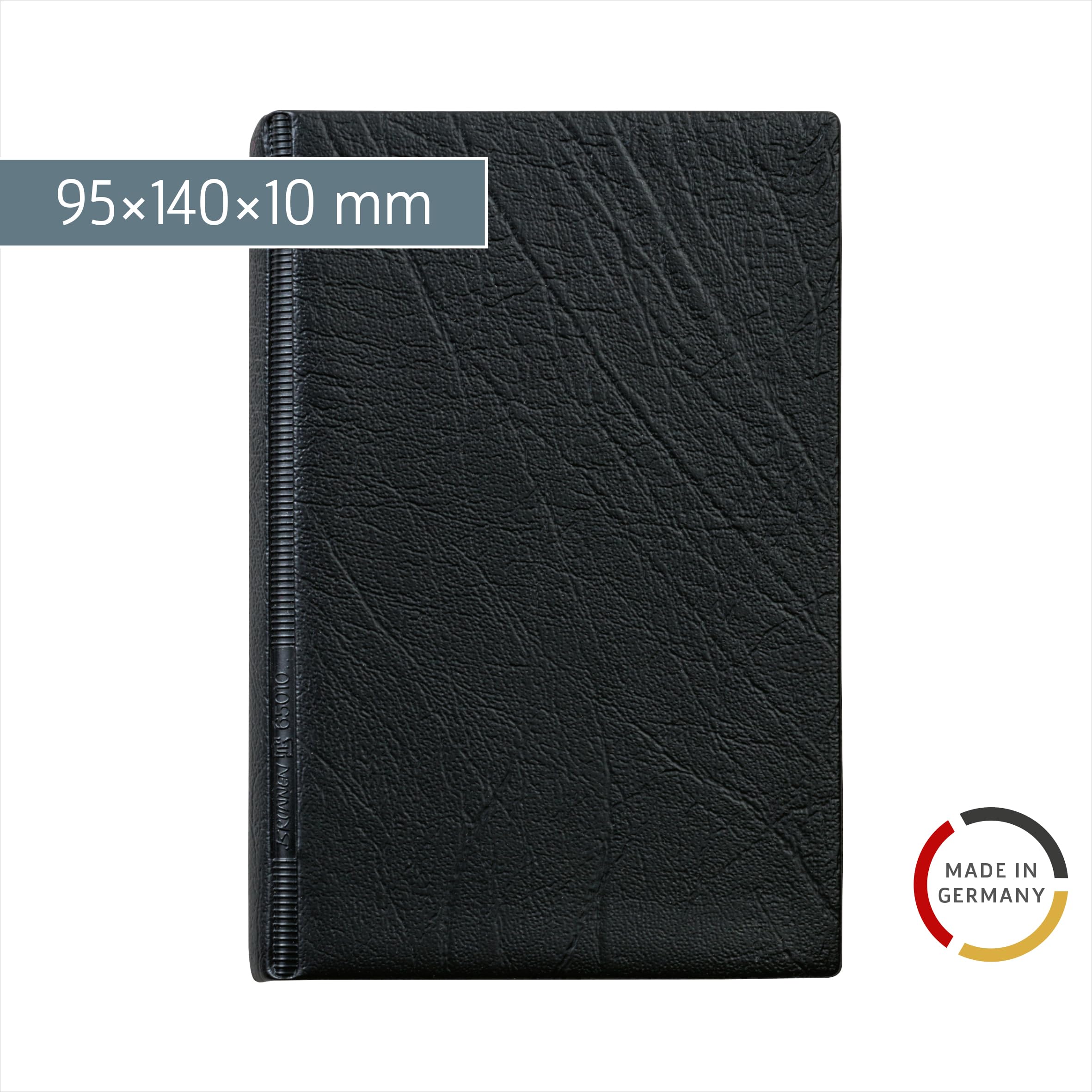brunnen-fact-ringbuch-a7-schwarz-6-ringe-inkl-50-blatt-liniert image 2
