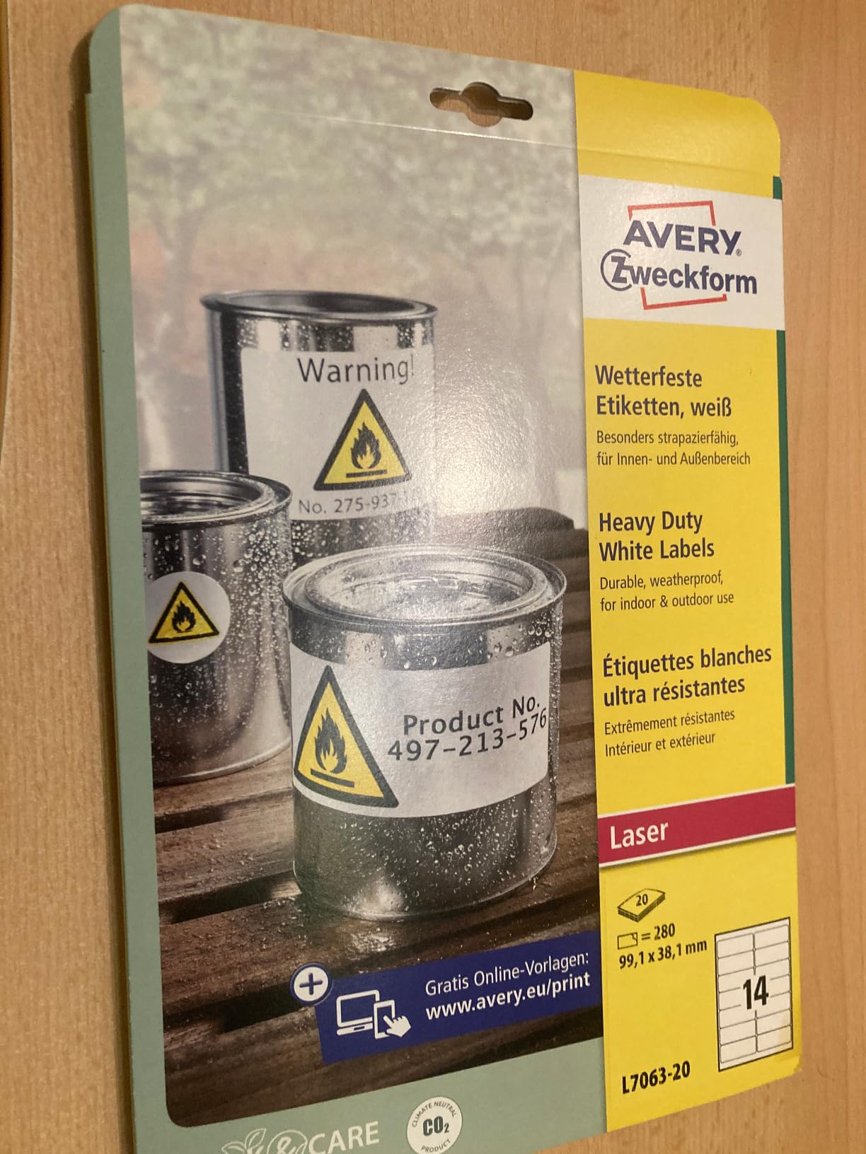 Gute Etiketten für Versand