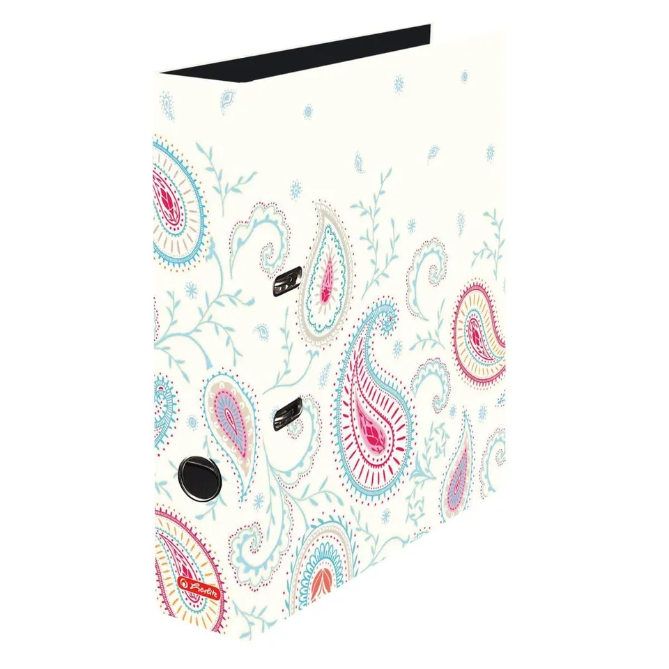 herlitz-ordner-max-file-a4-8-cm-motiv-paisley-white-mit-d-ring-mechanik image 1