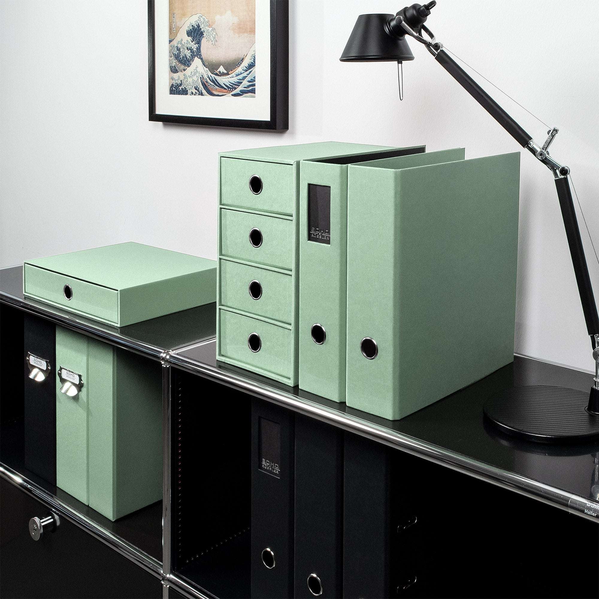 r-ssler-s-o-h-o-schubladenbox-a4-querformat-1-fach-mint image 5