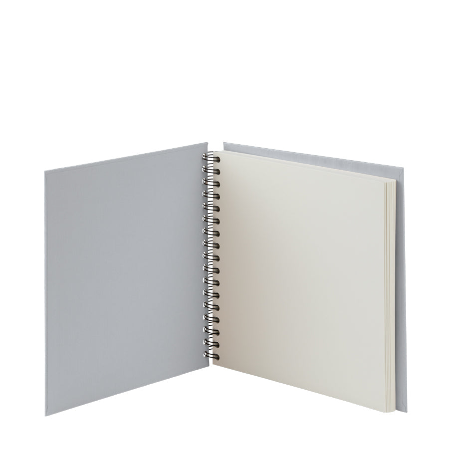 r-ssler-s-o-h-o-spiral-fotoalbum-blanko-25x23cm-60-seiten-stone-grau image 2