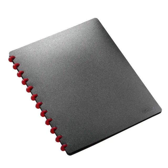 herlitz-easyfix-pr-sentationsmappe-a4-schwarz-mit-20-h-llen image 1