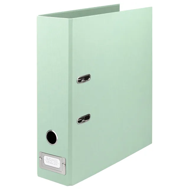 r-ssler-s-o-h-o-ordner-breit-a4-8cm-mint-mit-metall-r-ckenschild image 1