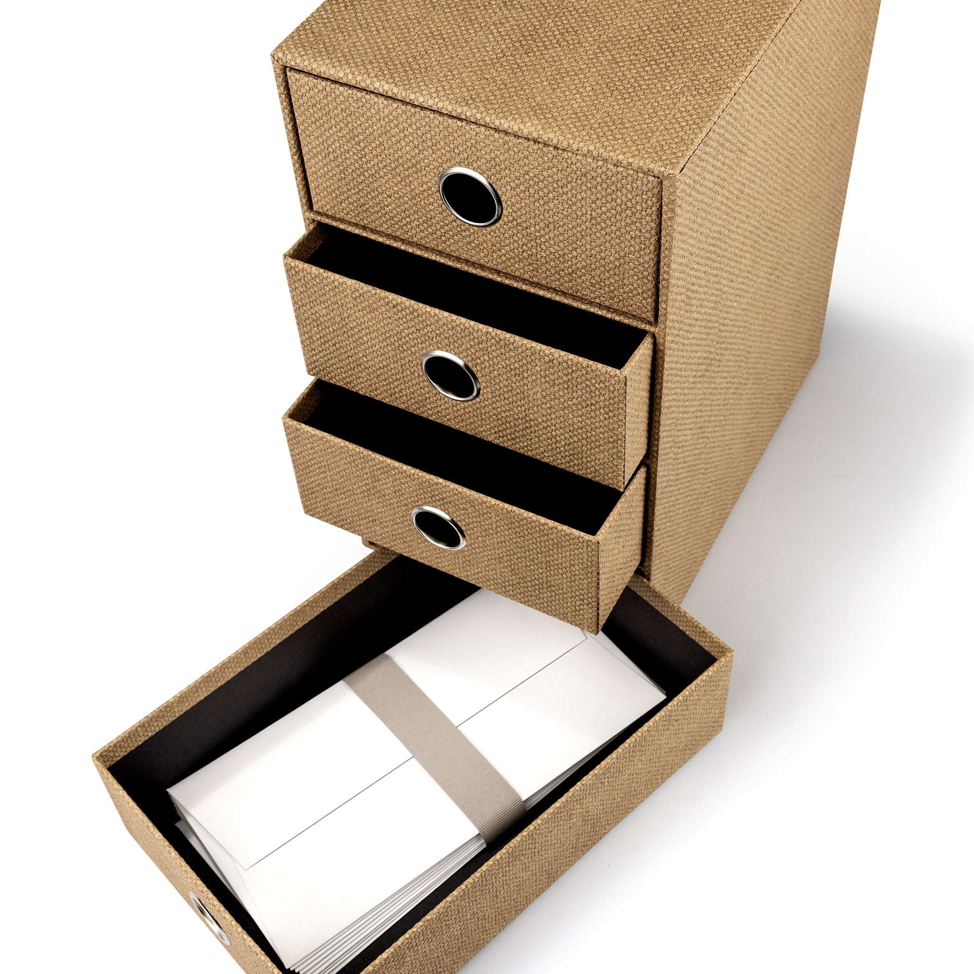 r-ssler-s-o-h-o-schubladenbox-a5-4-f-cher-haselnuss-braun image 4