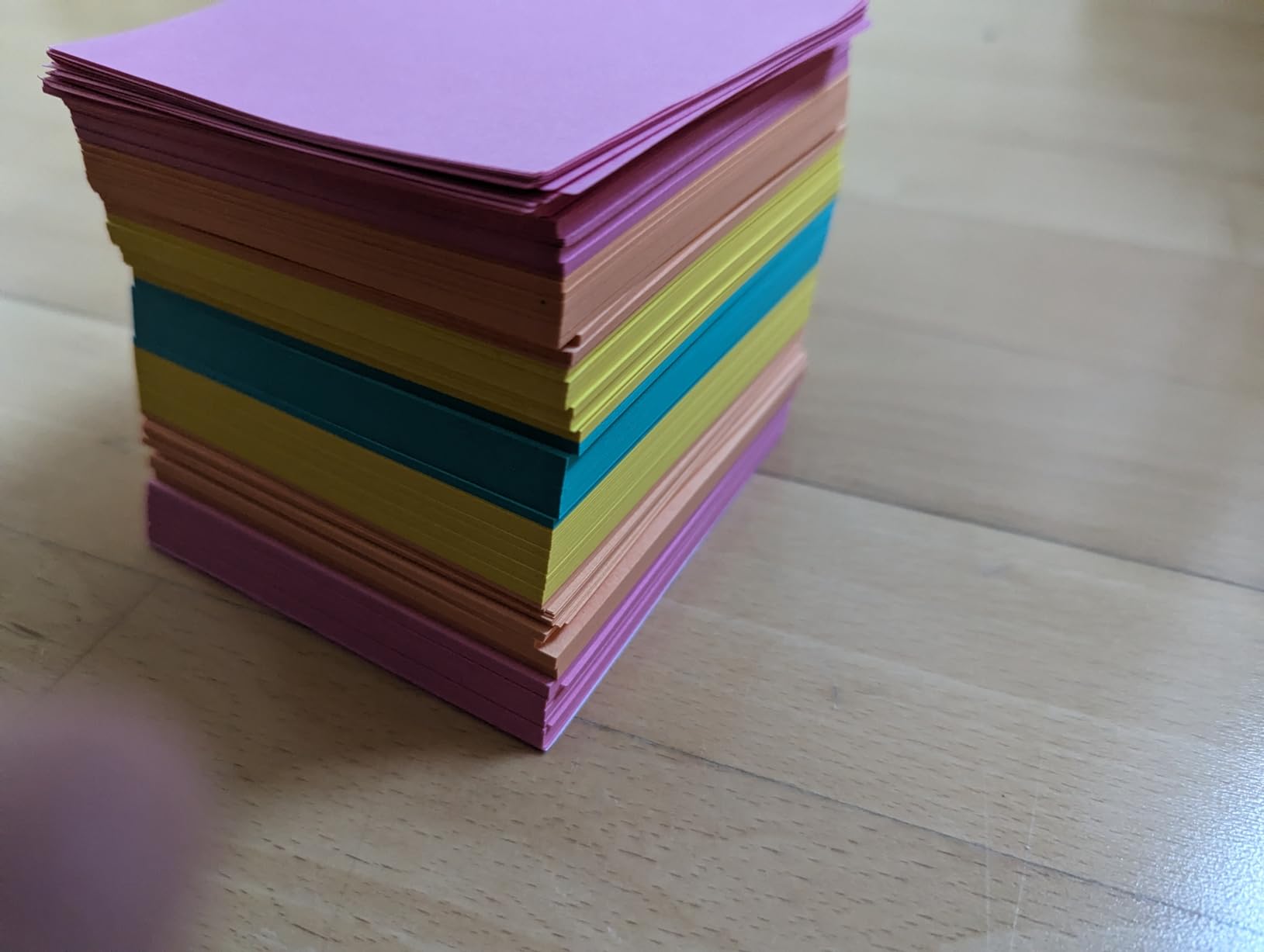 Bunte Zettel, viel Inhalt