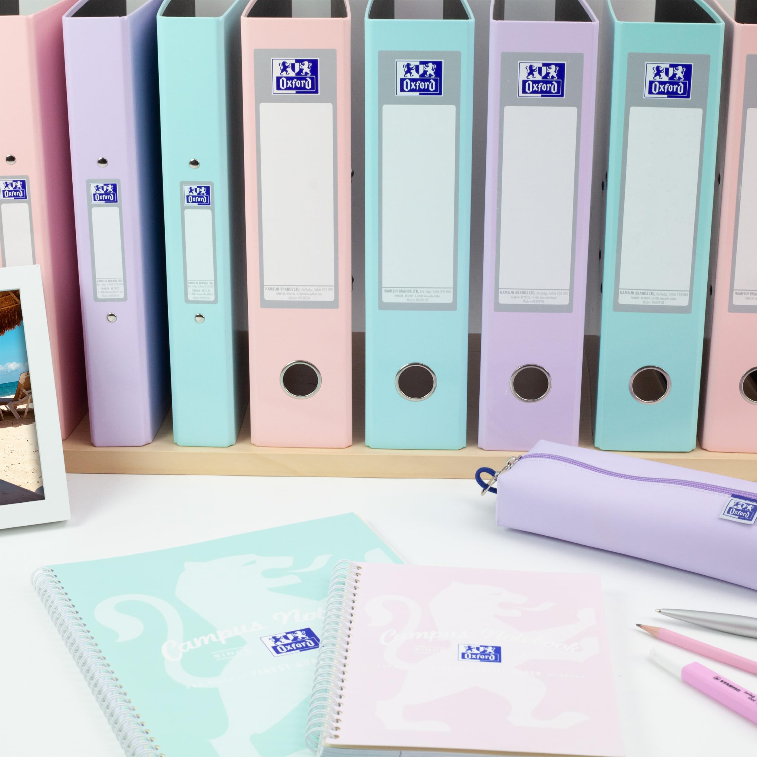 oxford-premium-ordner-a4-pastell-8-cm-breit-3er-pack-rosa-lila-blau image 2
