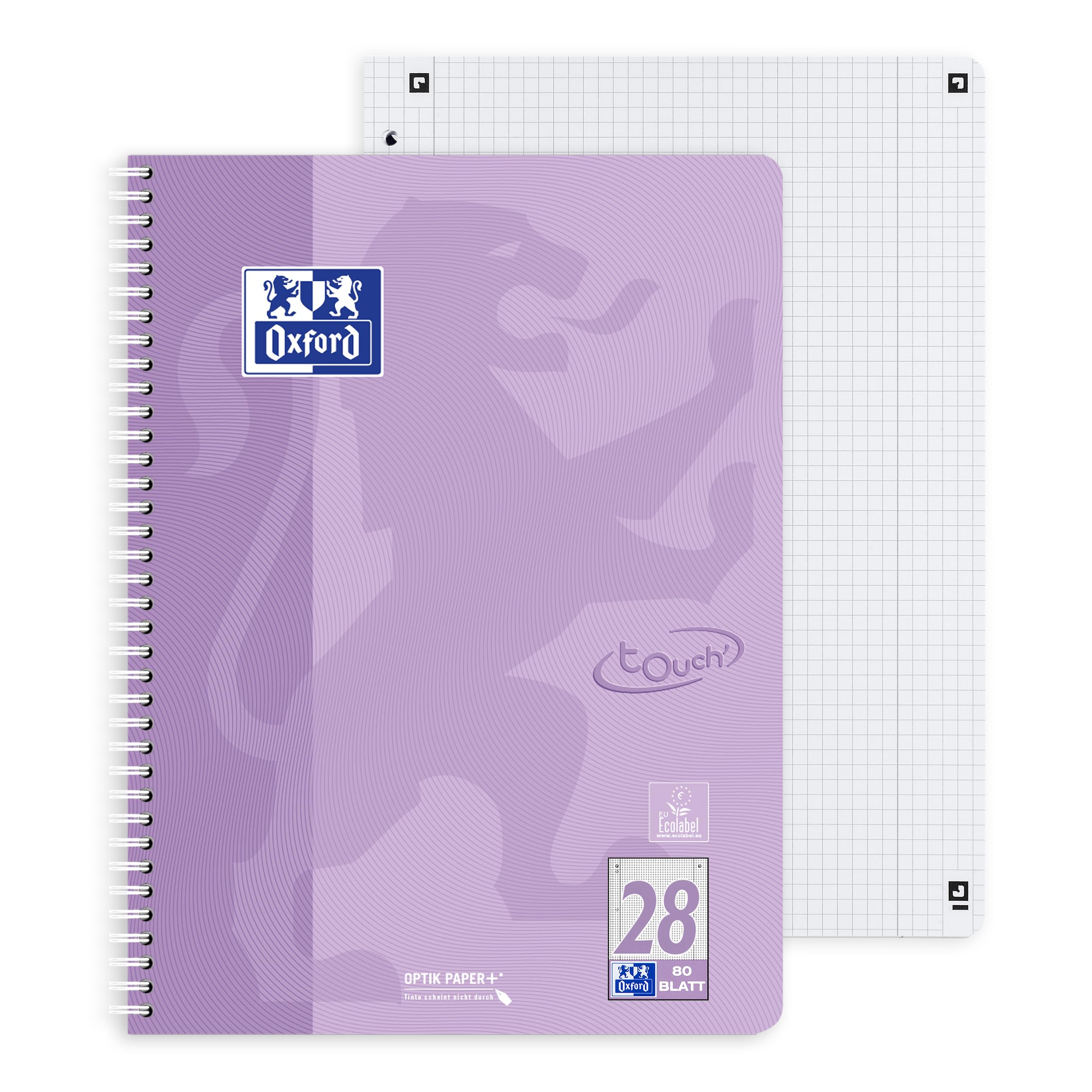oxford-touch-collegeblock-a4-kariert-doppelrand-lineatur-28-5-pastellfarben image 2