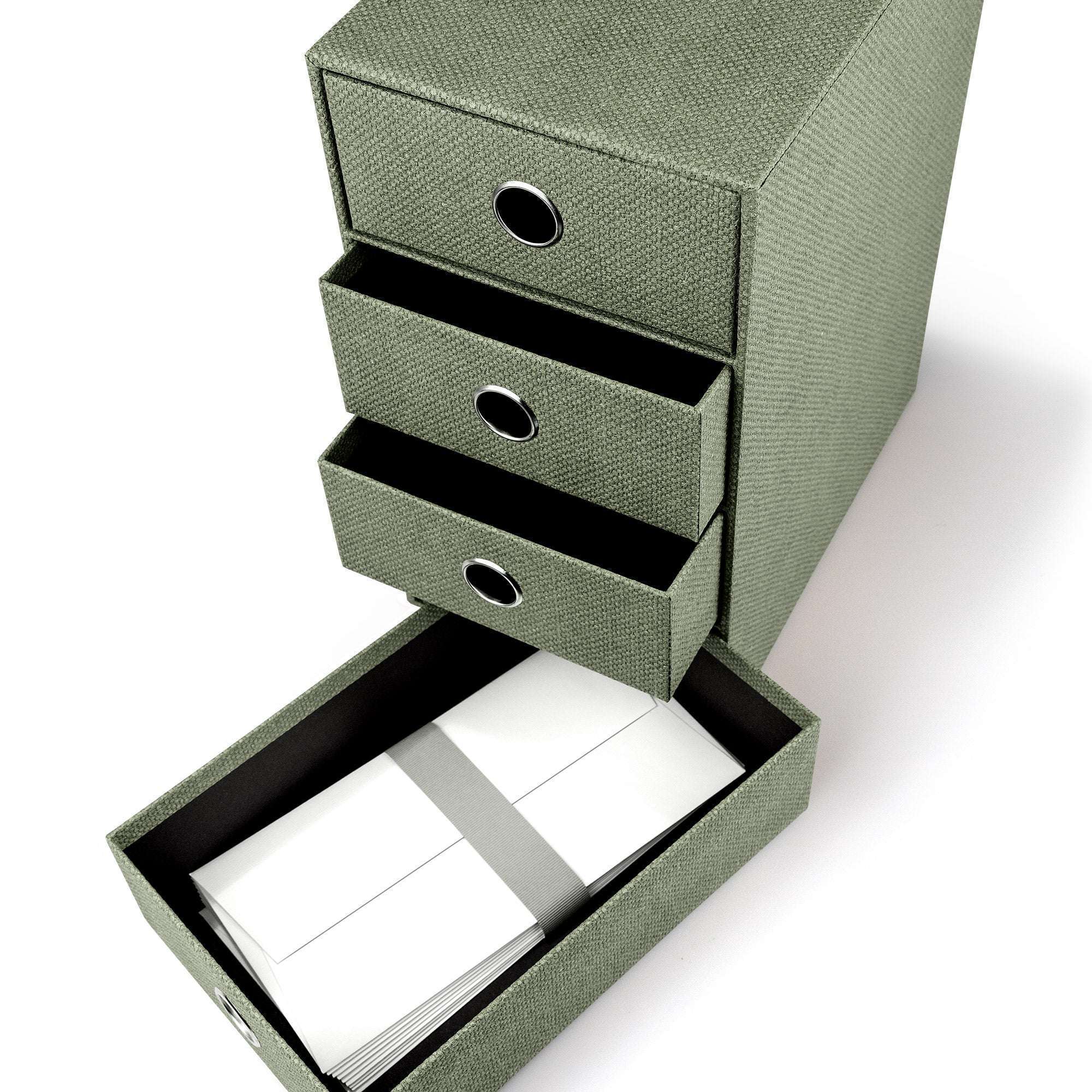 r-ssler-s-o-h-o-schubladenbox-a5-din-lang-4-f-cher-salbei-gr-n image 4