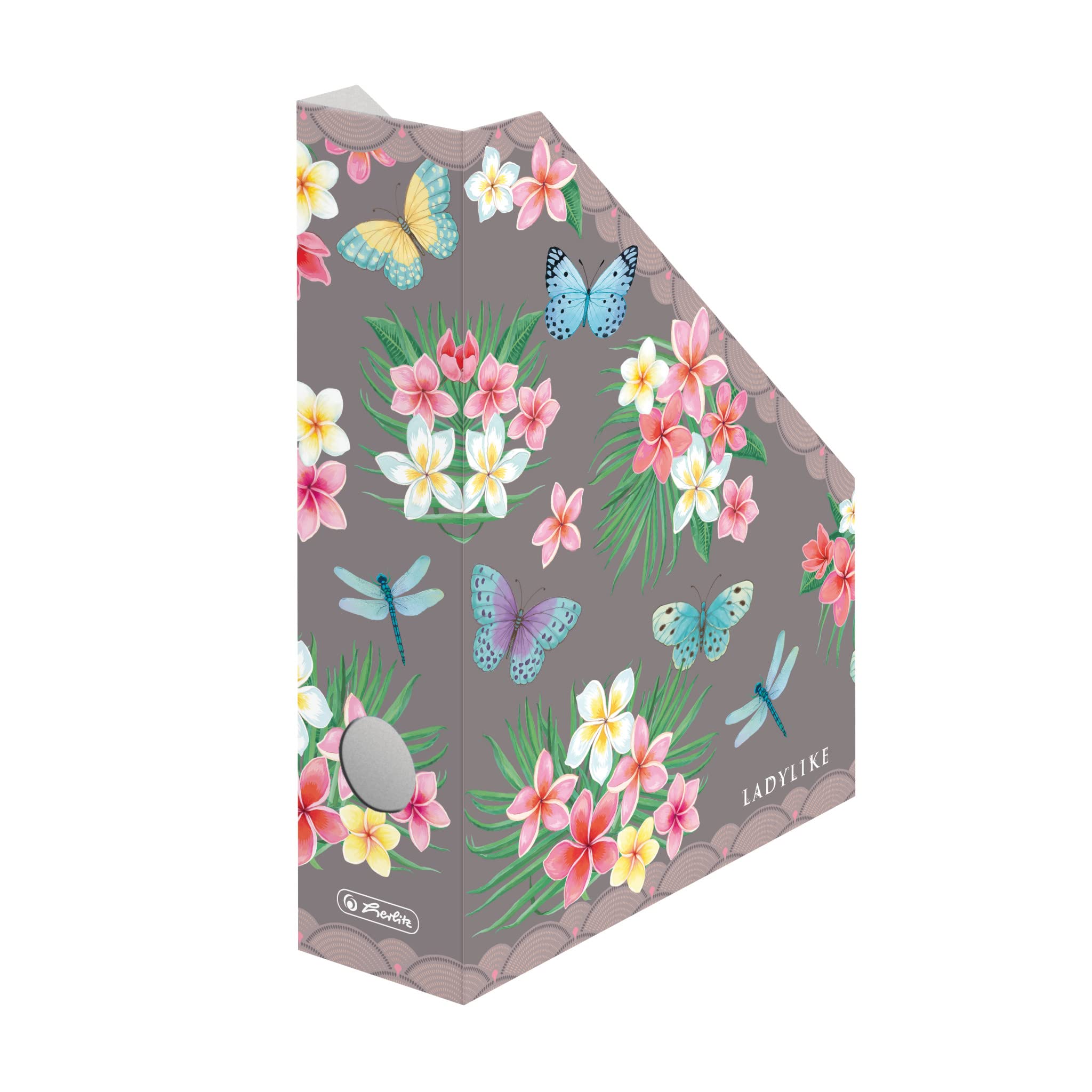 herlitz-stehsammler-a4-ladylike-butterflies-wellpappe-7cm-r-cken image 1