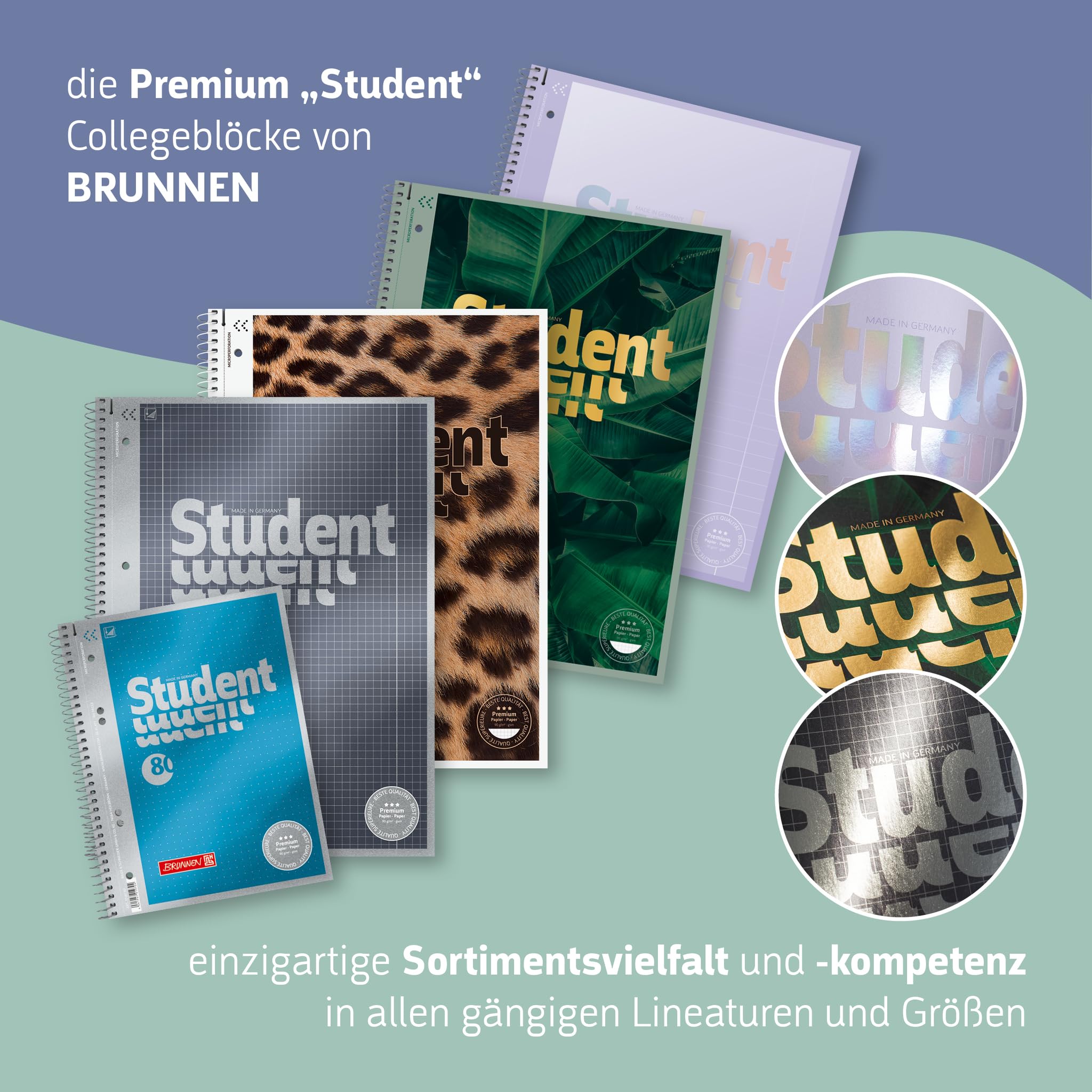 brunnen-collegeblock-premium-student-pastell-2-a4 image 4