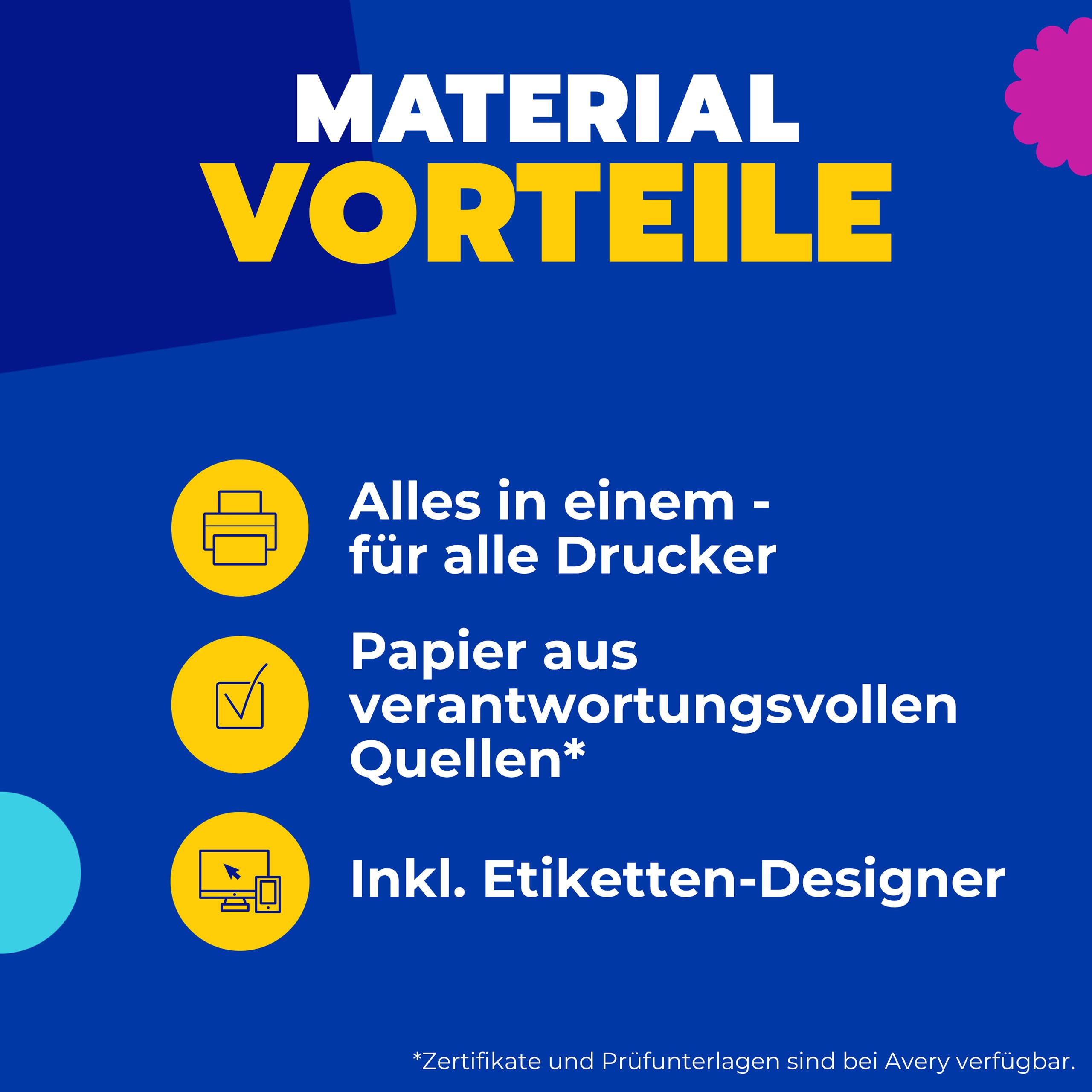avery-zweckform-3473-gelbe-etiketten-210x297mm-100-blatt image 2