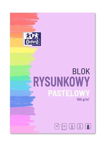 oxford-zeichenblock-a4-pastell-10-blatt-100g-m image 4