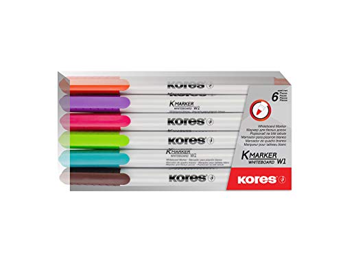 kores-k-marker-fine-whiteboard-marker-set-6-farben-d-nne-spitze image 7