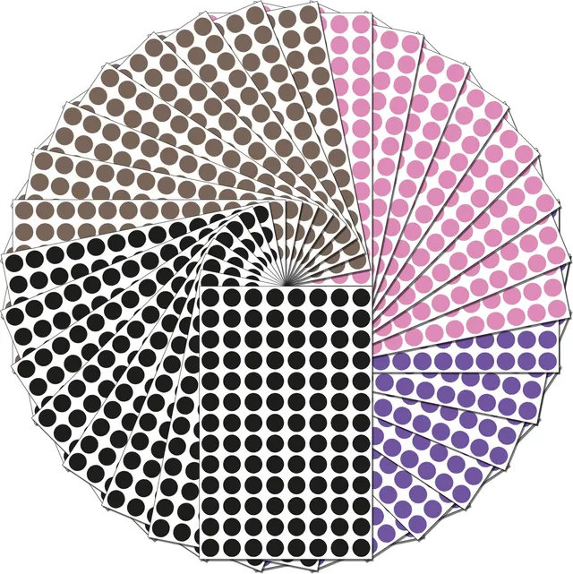 avery-zweckform-59997-markierungspunkte-8-mm-3-328-klebepunkte-in-4-farben image 1