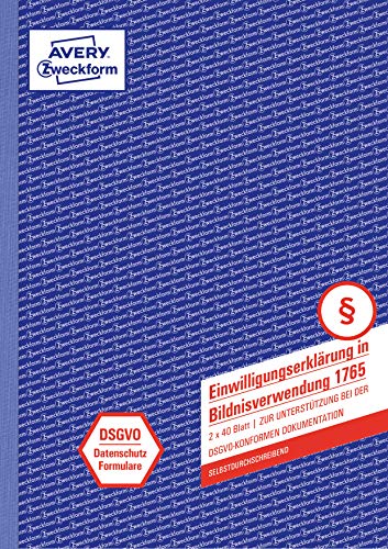 avery-zweckform-1765-einwilligung-bildnisverwendung-nach-dsgvo-a4-selbstdurchsch image 7