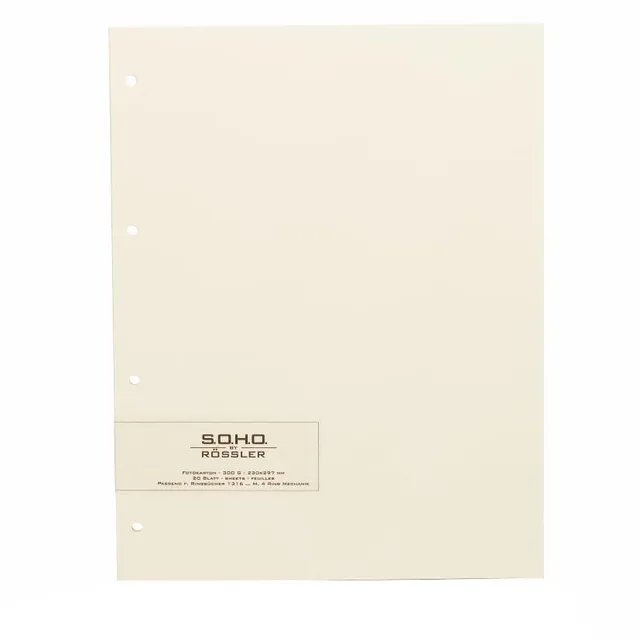 r-ssler-fotoringbuch-nachf-llseiten-a4-blanko-creme-20-seiten image 1