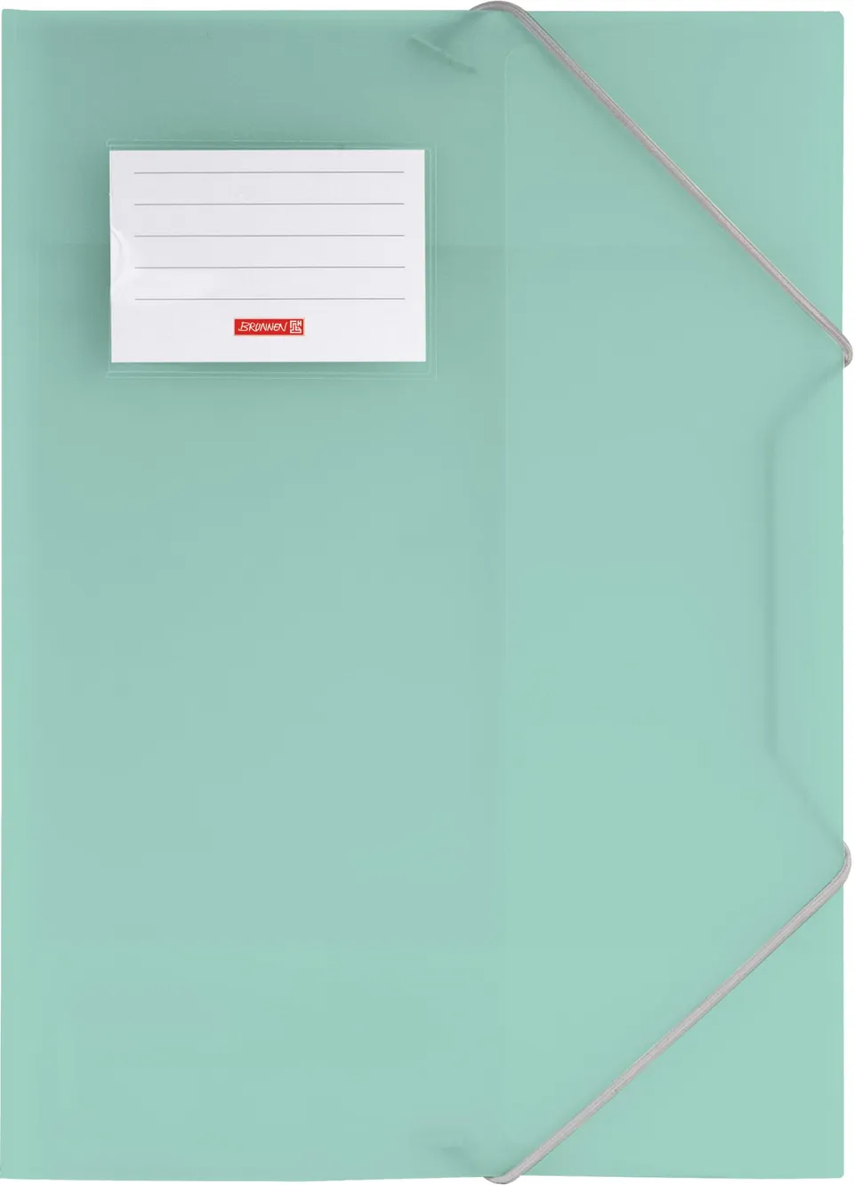 brunnen-sammelmappe-fact-pp-a4-mint-mit-gummizug image 1