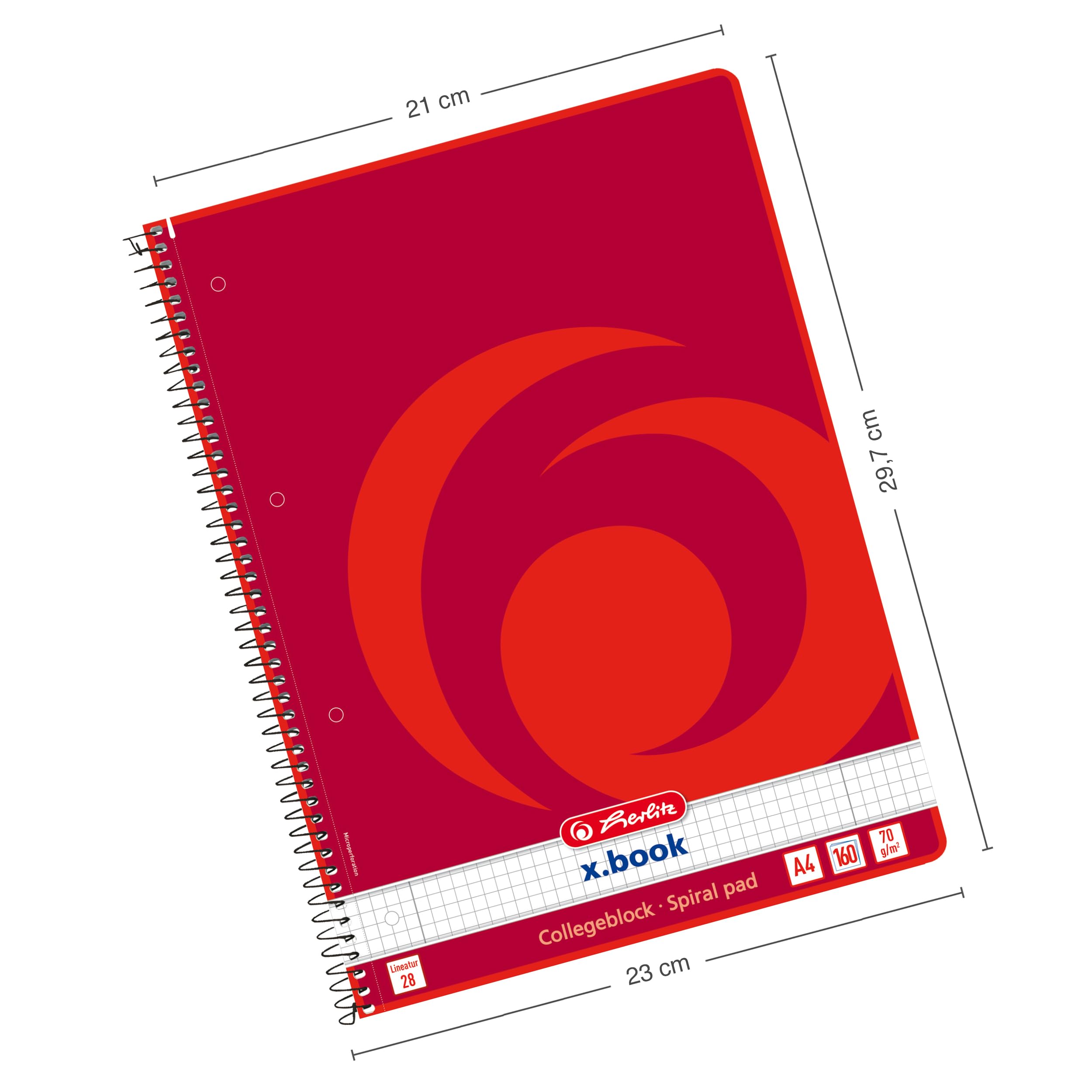 herlitz-x-book-collegeblock-a4-lineatur-28-3-st-ck-320-seiten image 2