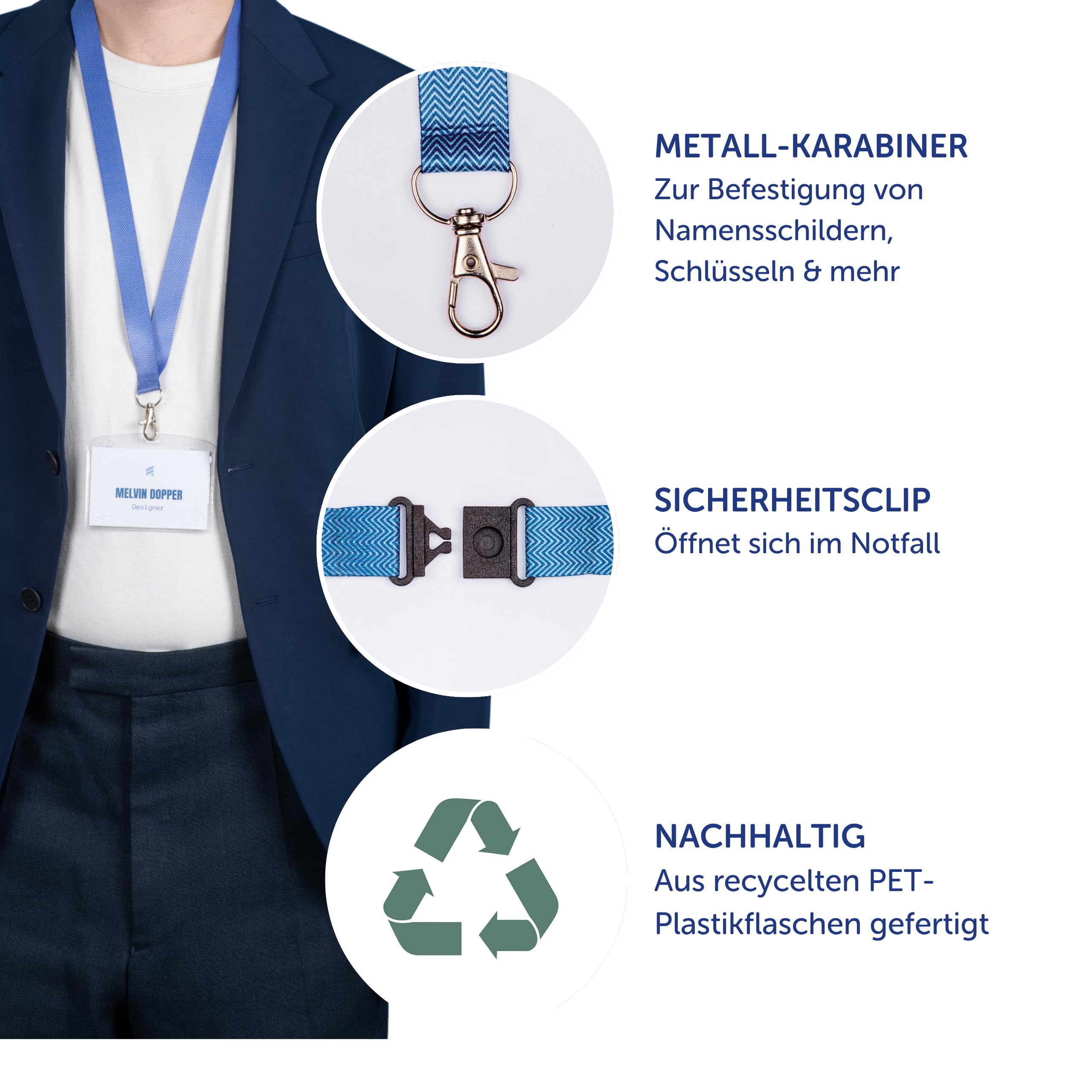 avery-zweckform-r4828wb-schl-sselband-44x2cm-blau-wei-10-st-ck-lanyard-set image 2