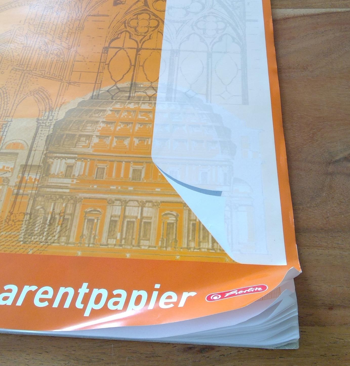 Gutes Transparentpapier im Großformat