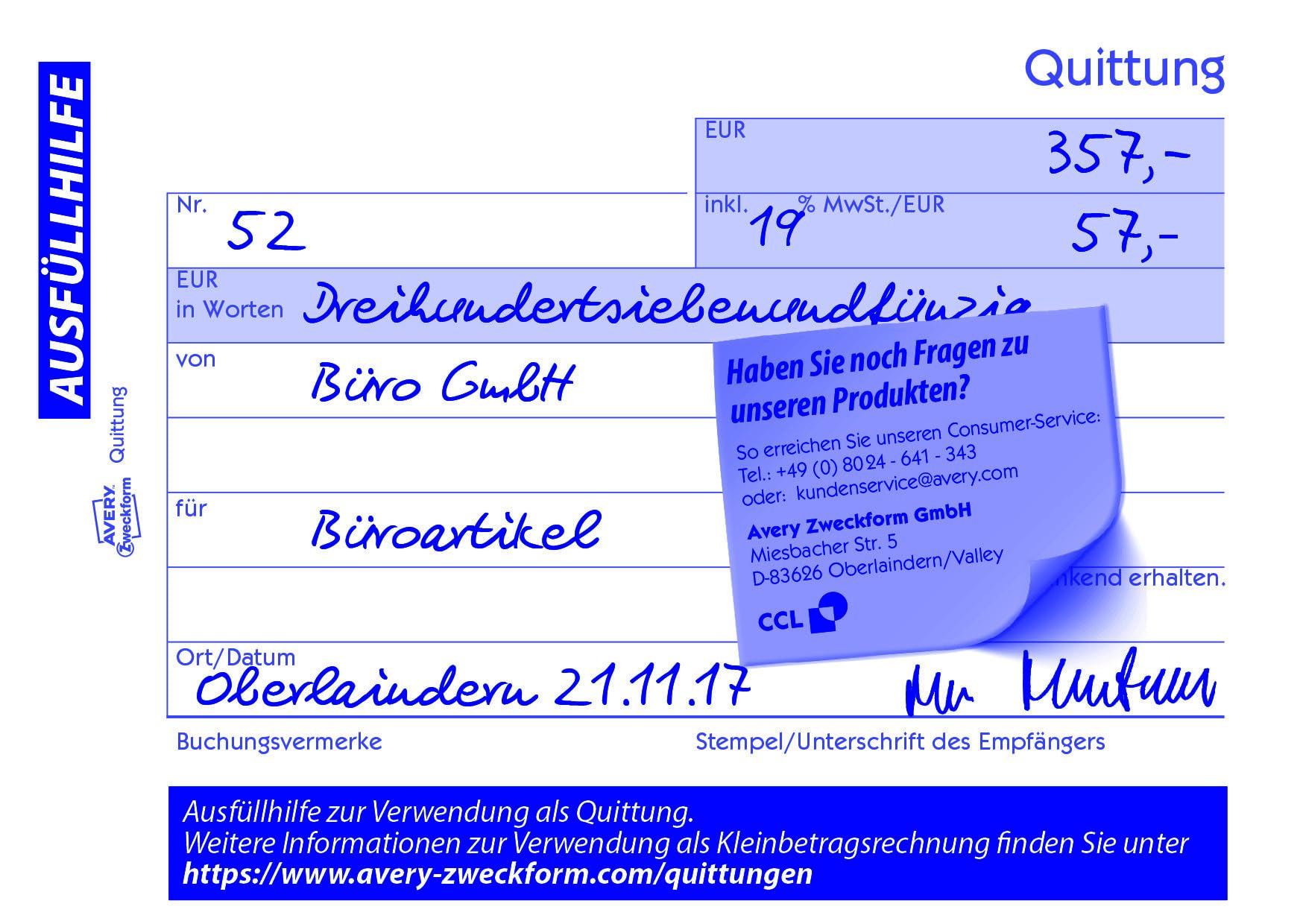 avery-zweckform-1736-5-quittungsblock-a6-quer-2x40-blatt-5er-pack image 4