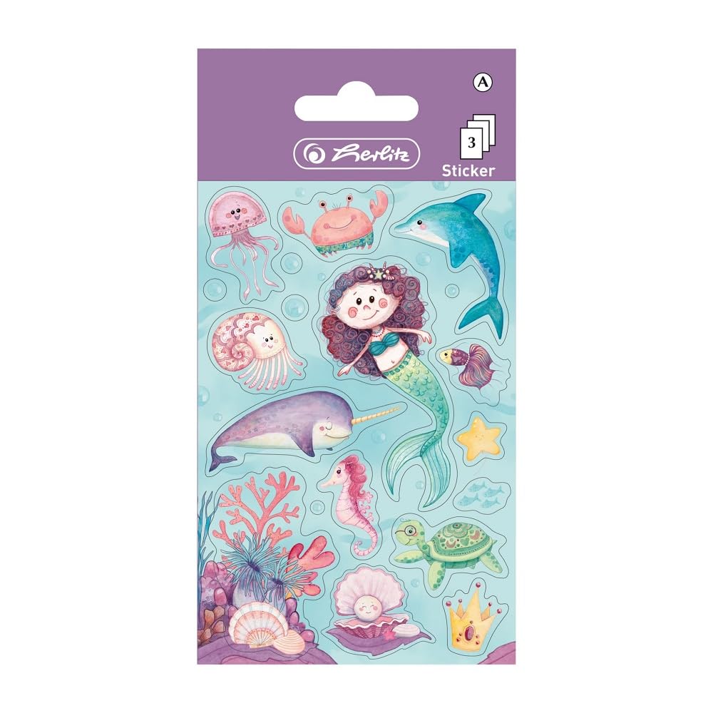 herlitz-mermaid-selbstklebende-sticker-10-x-3-bogen image 2