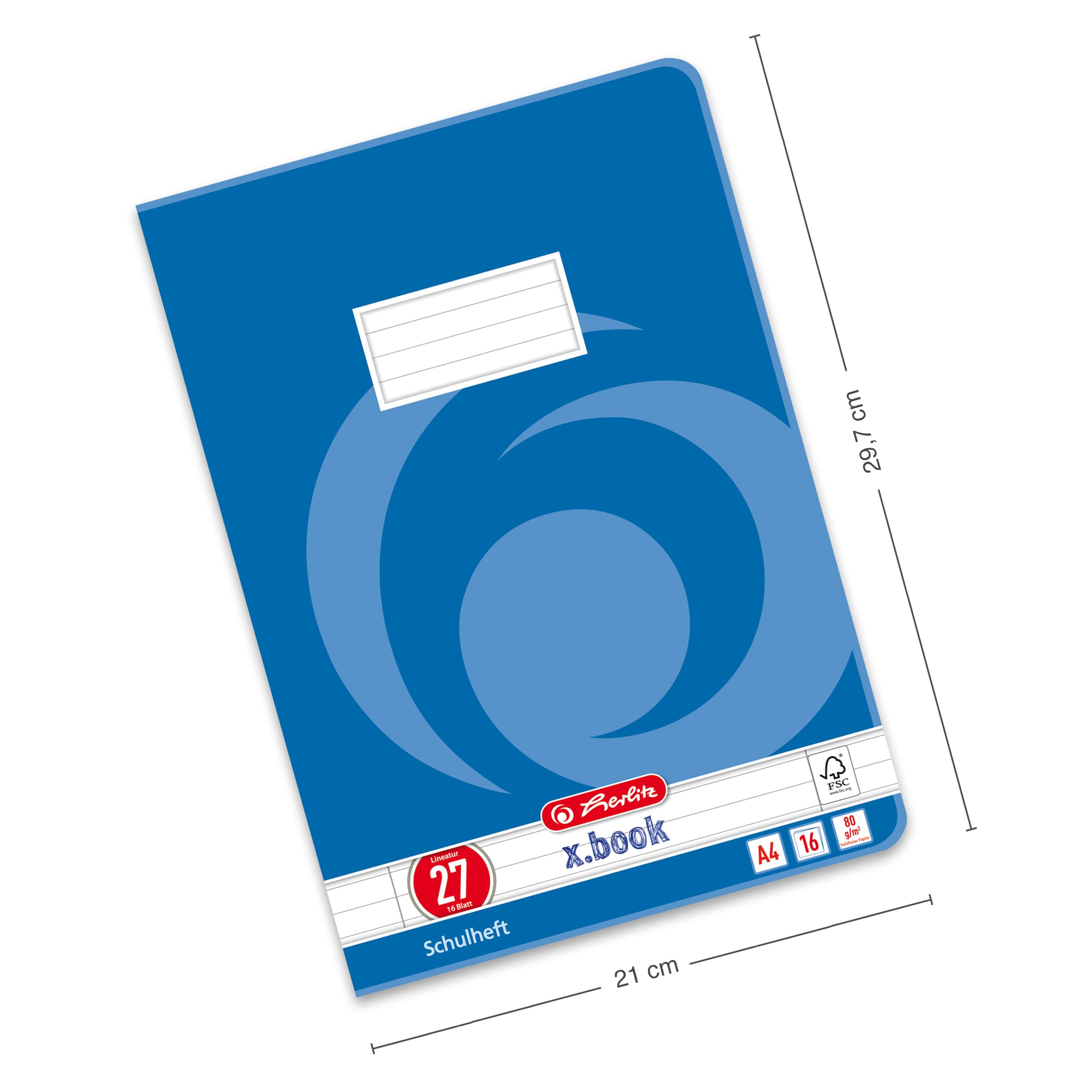 herlitz-schulheft-a4-lineatur-27-16-blatt-10-st-ck image 2