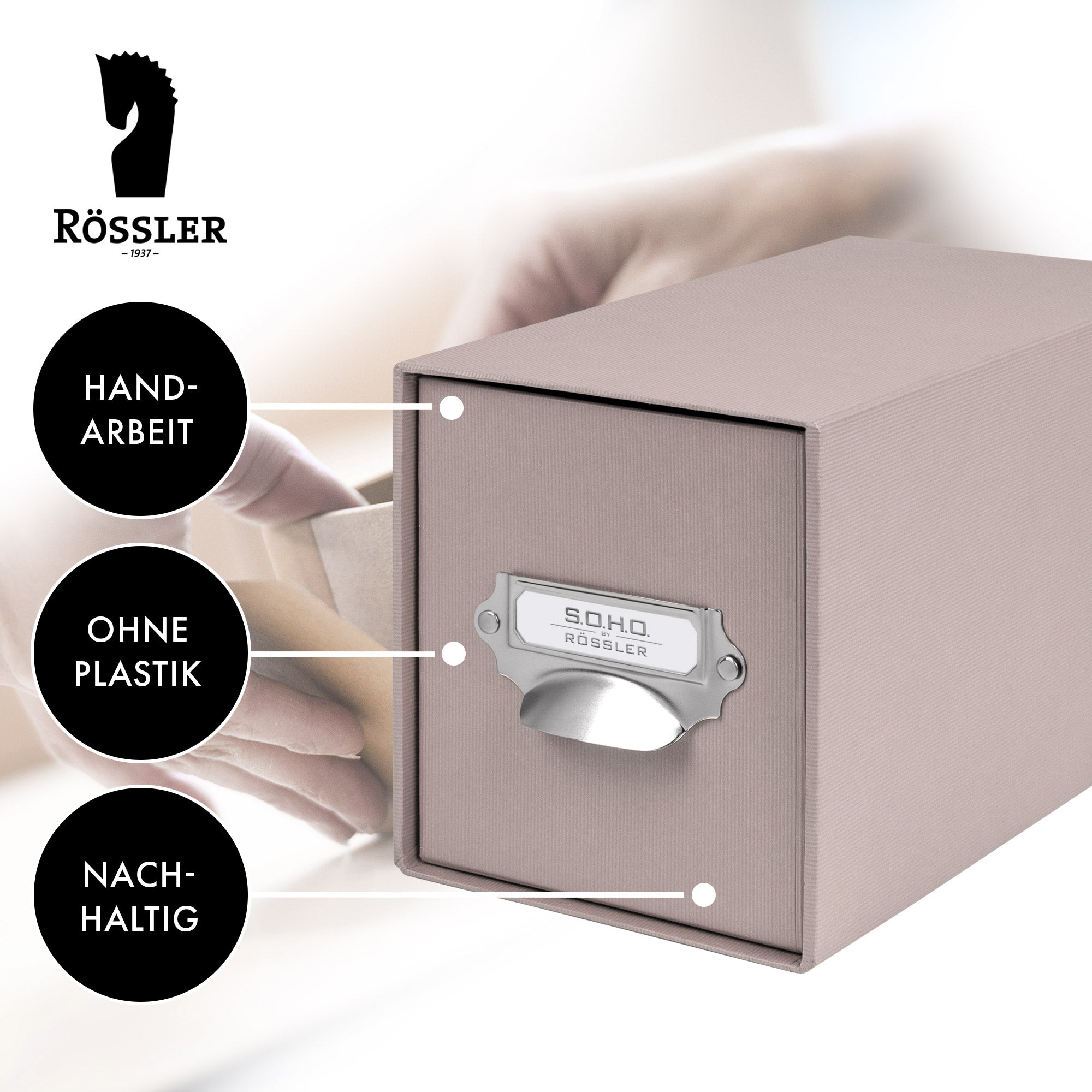 r-ssler-s-o-h-o-schubladenbox-a6-f-r-cds-fotos-taupe image 4