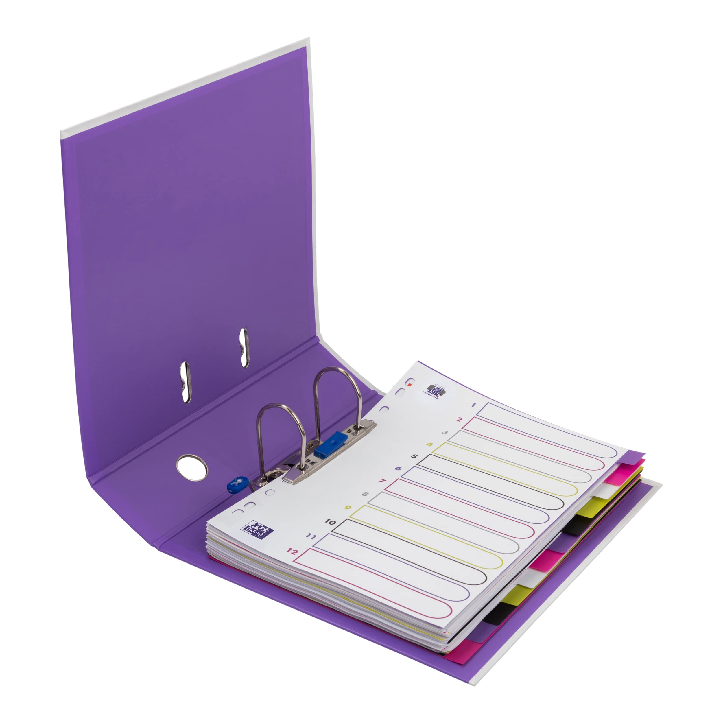 oxford-mycolour-ordner-a4-8-cm-breit-wei-violett image 4