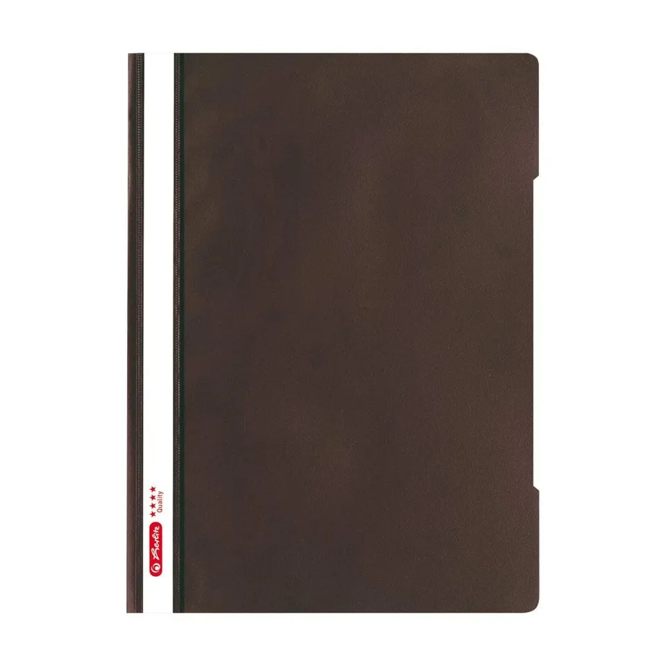 herlitz-quality-schnellhefter-a4-kunststoff-dunkelbraun-10-st-ck image 1