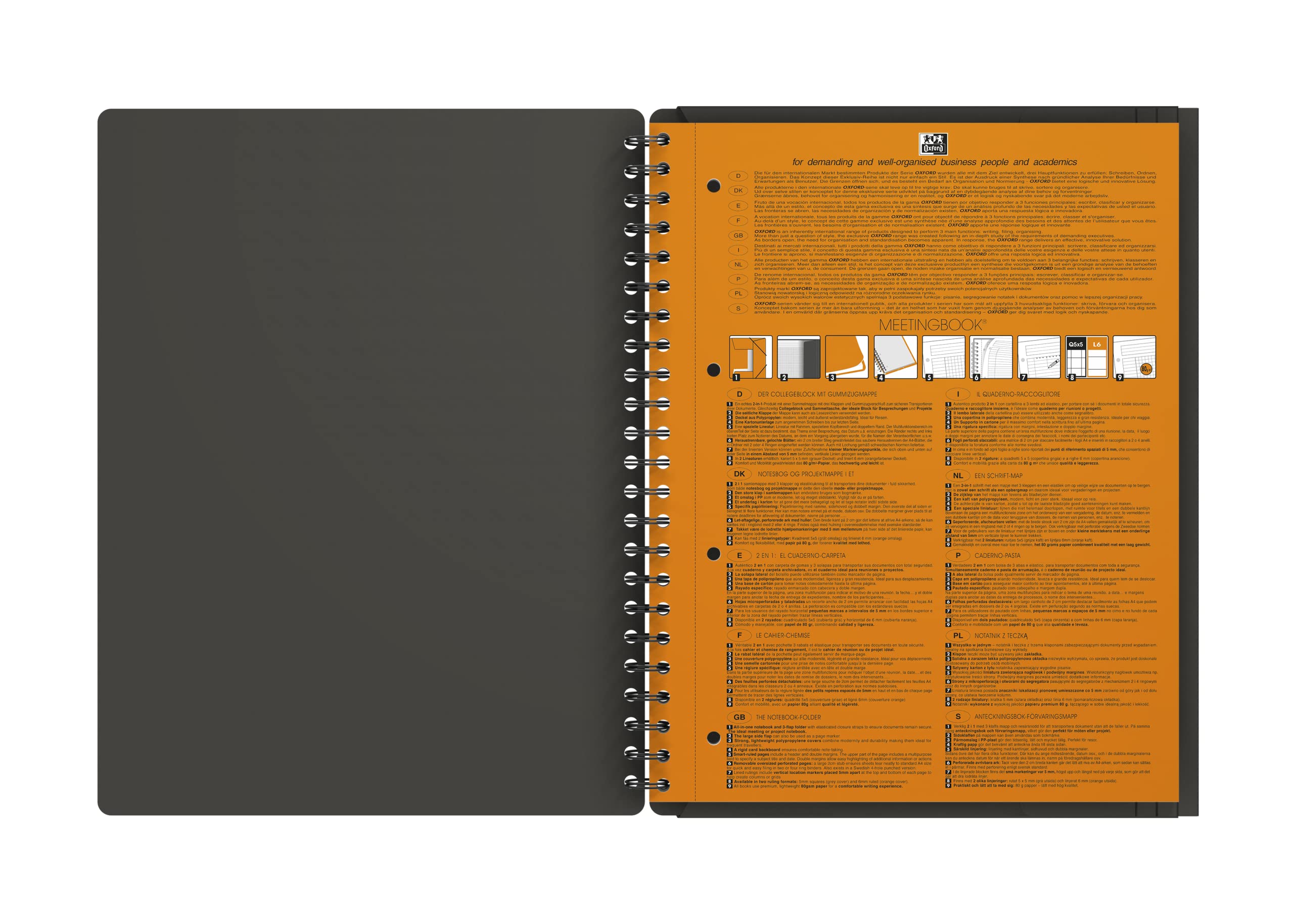 oxford-meetingbook-international-a4-kariert-160-seiten-mit-gummizugmappe-5-st-ck image 3