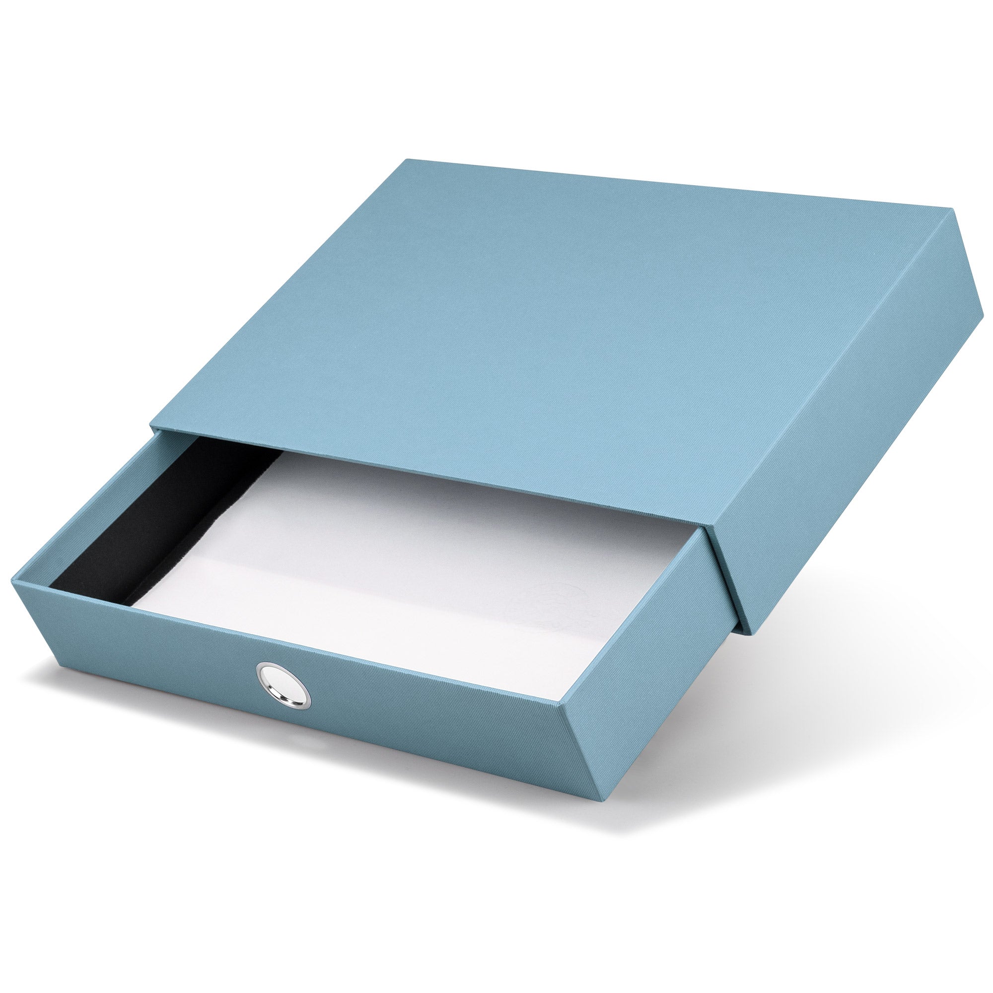 r-ssler-s-o-h-o-schubladenbox-a4-querformat-1-fach-denim-blau image 3