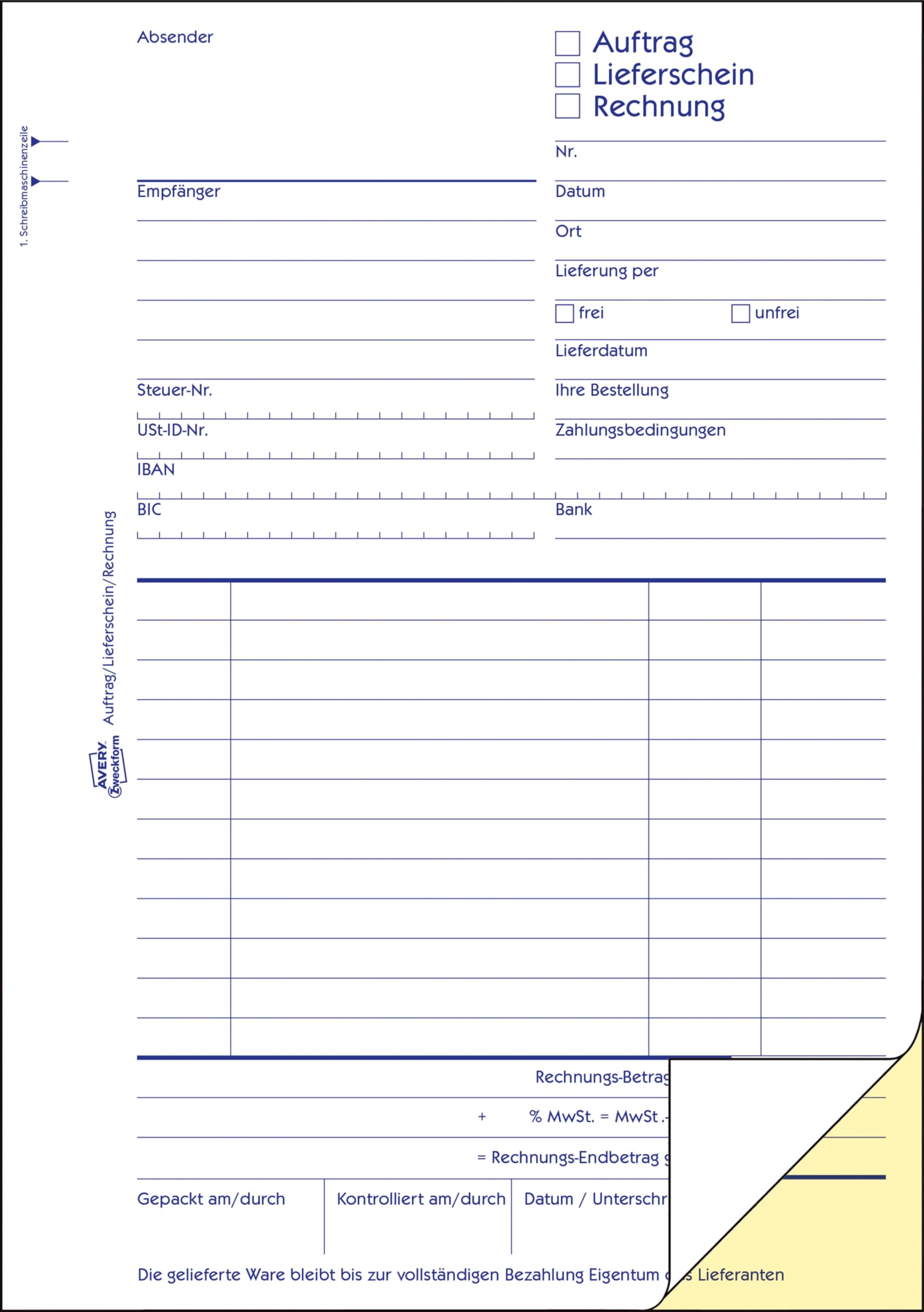avery-zweckform-1739-5-auftrag-lieferschein-rechnung-kombibuch-a5-selbstdurchsch image 2