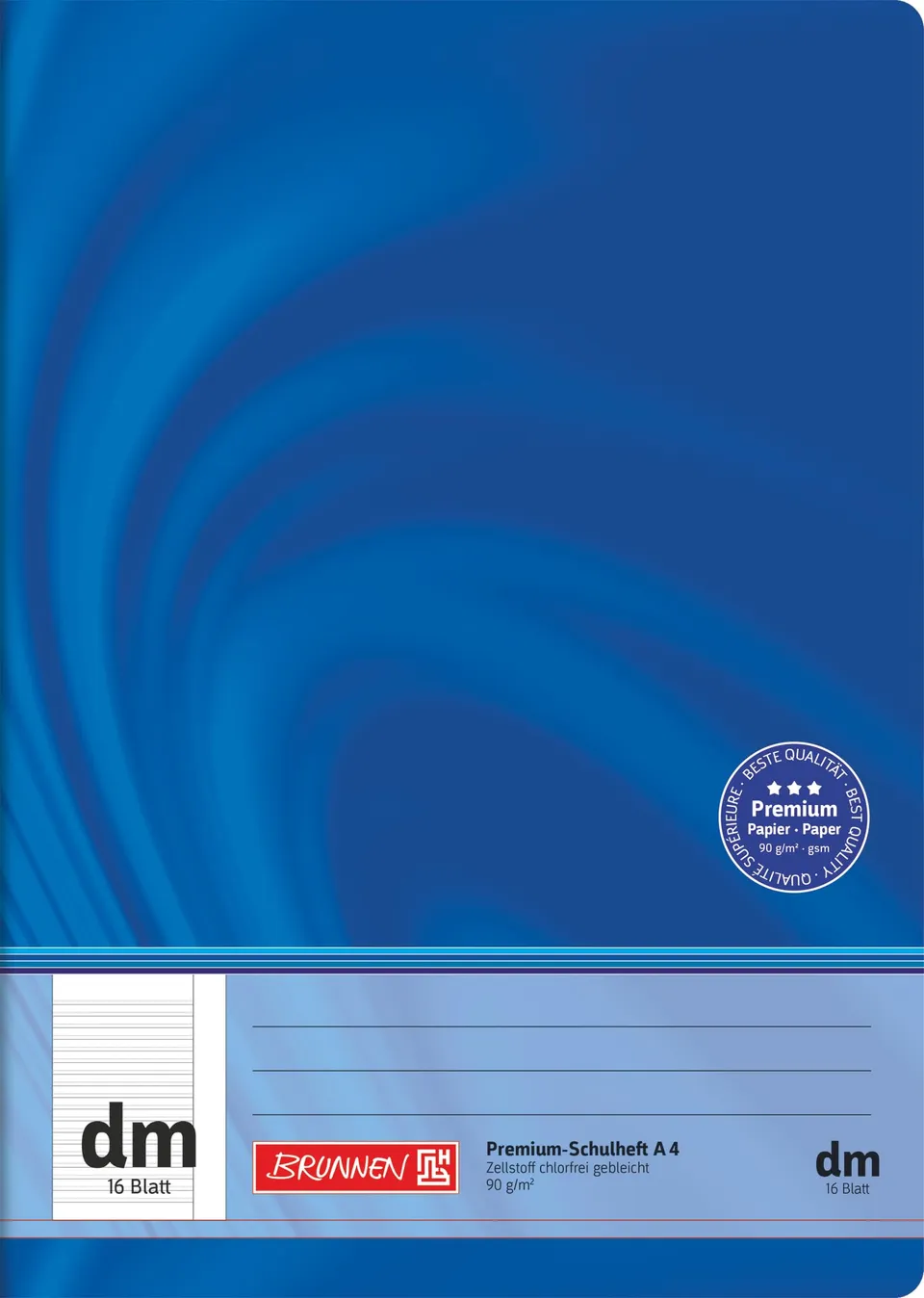 brunnen-104471302-premium-schulheft-a4-16-blatt-lineatur-dm-2-klasse image 1
