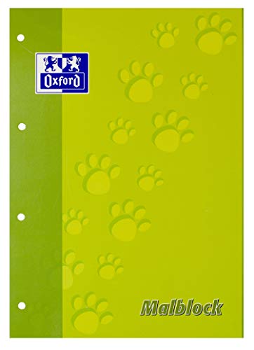 oxford-schule-malblock-a4-blanko-100-blatt-hellgr-n-5er-pack image 8