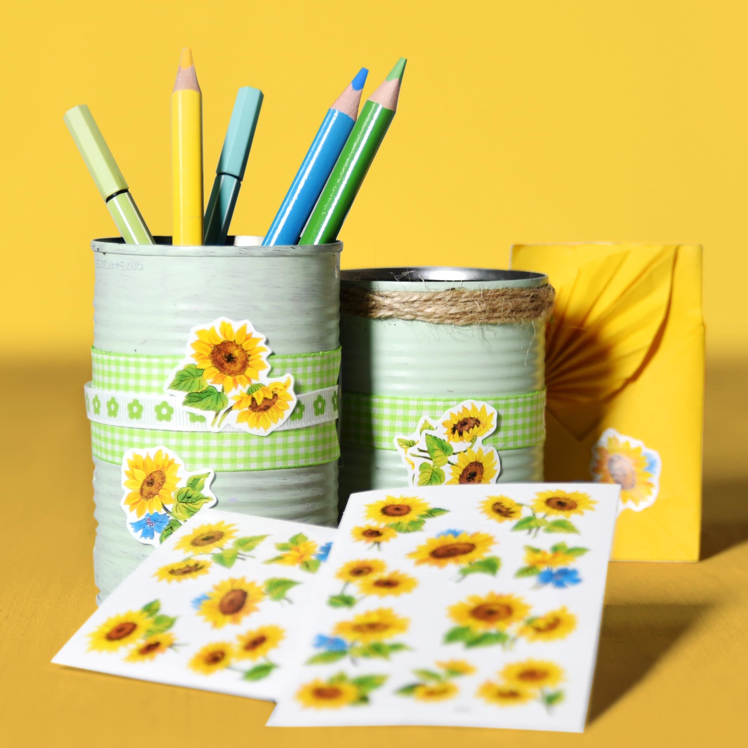 avery-zweckform-z-design-54171-deko-sticker-sonnenblumen-mit-glitzer-28-st-ck image 4