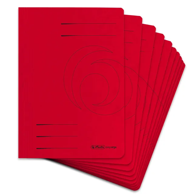 herlitz-schnellhefter-quality-a4-rot-10-st-ck-starker-karton image 1