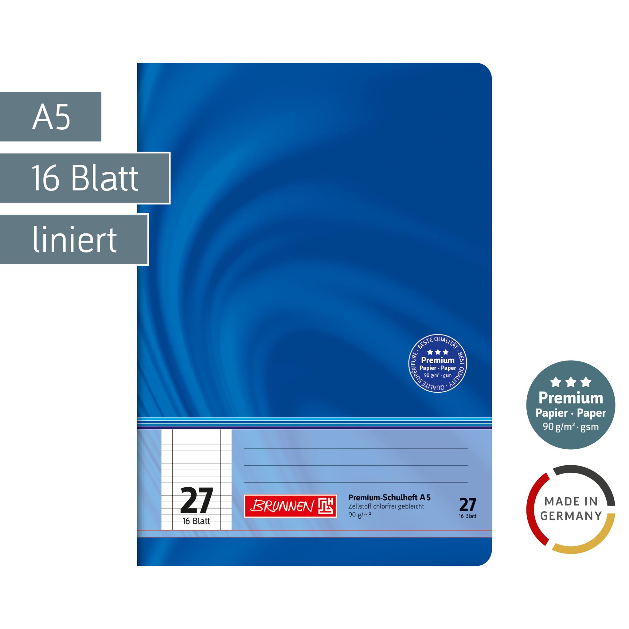 brunnen-104572702-premium-schulheft-din-a5-16-blatt-lineatur-27-liniert image 2