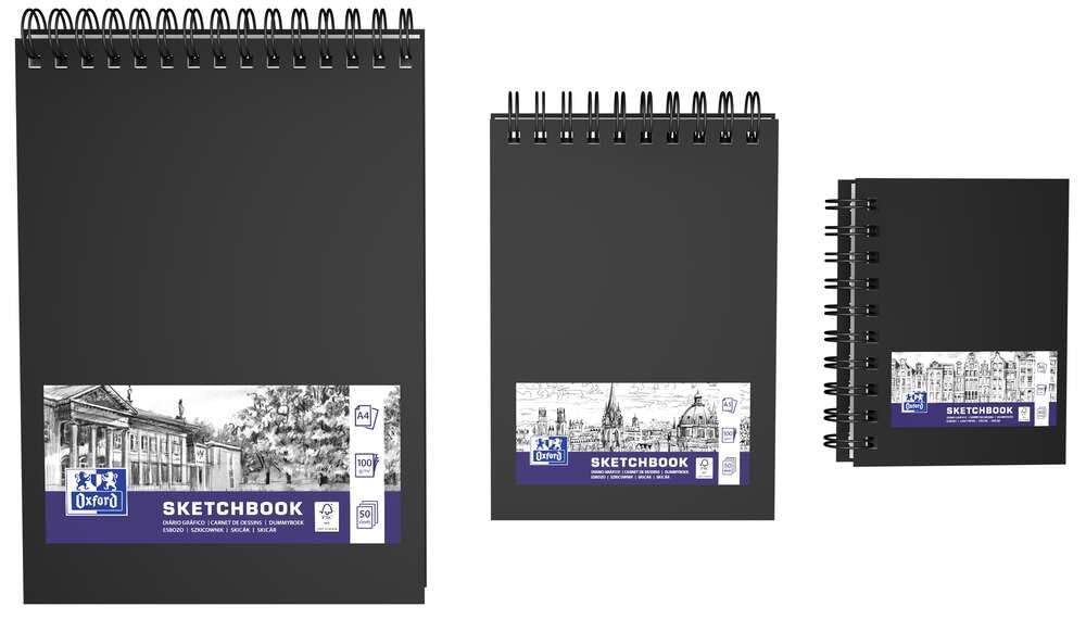 oxford-skizzen-block-a4-hardcover-spiralbindung-100-seiten-100g-schwarz image 3