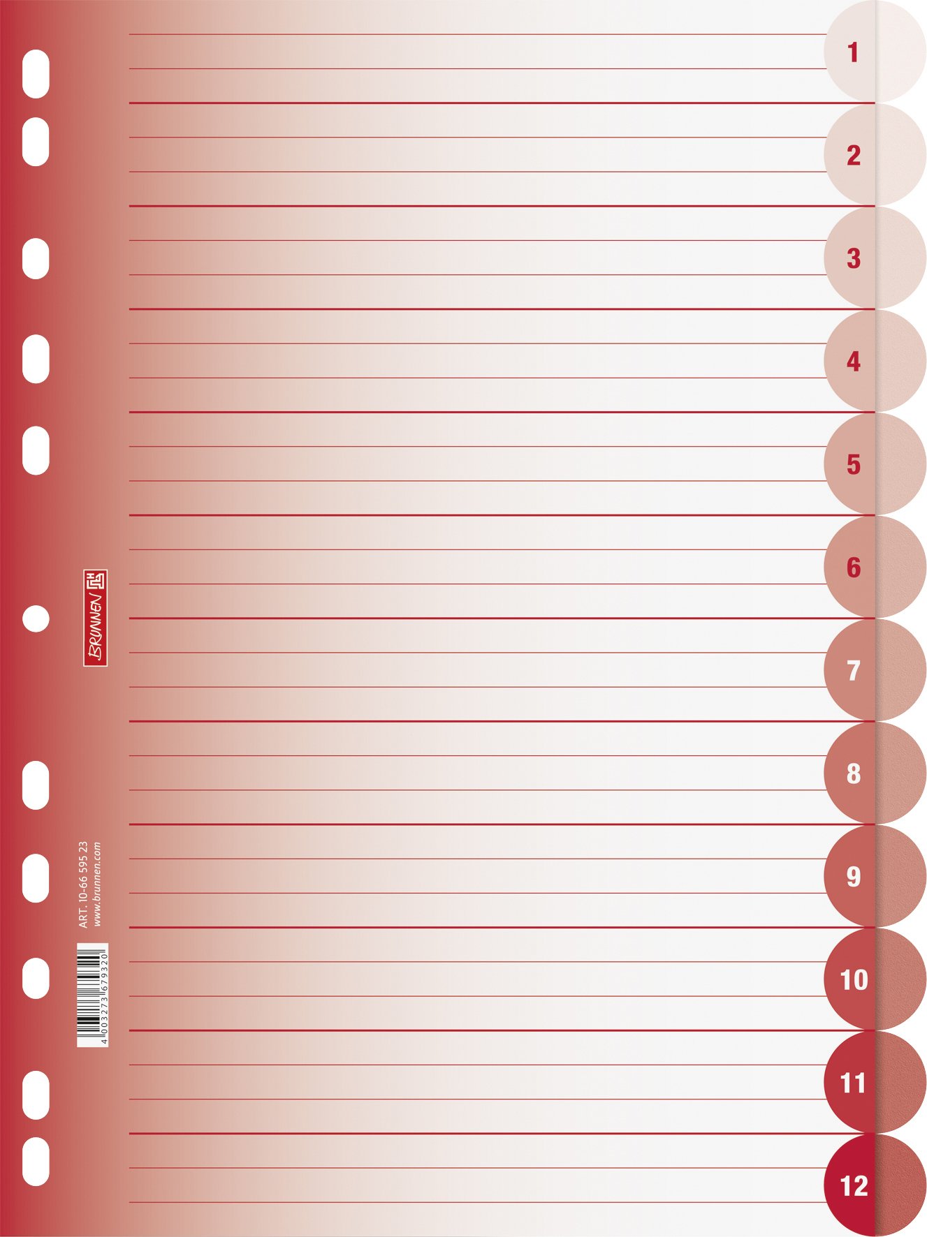 brunnen-106659533-ringbuchregister-colour-code-a4-12-tabs-blau-azur image 4