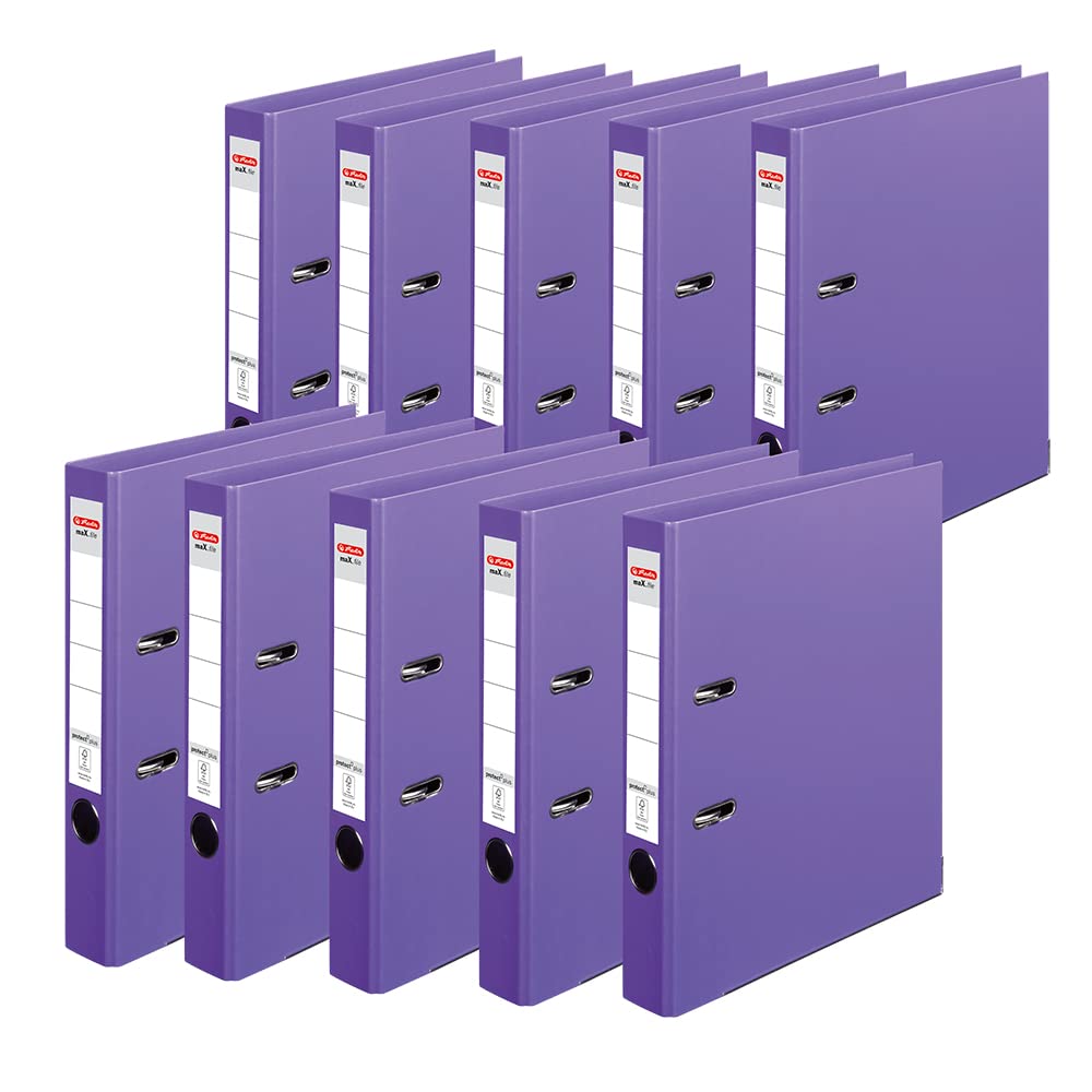 herlitz-max-file-protect-ordner-a4-5-cm-violett-10-st-ck image 1