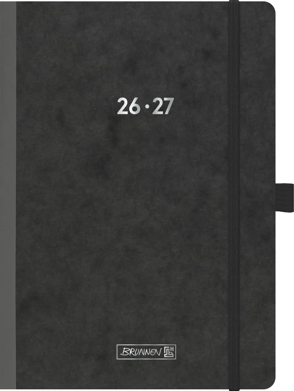 brunnen-sch-lerkalender-2026-2027-fact-plus-pressspan-schwarz-a5 image 1
