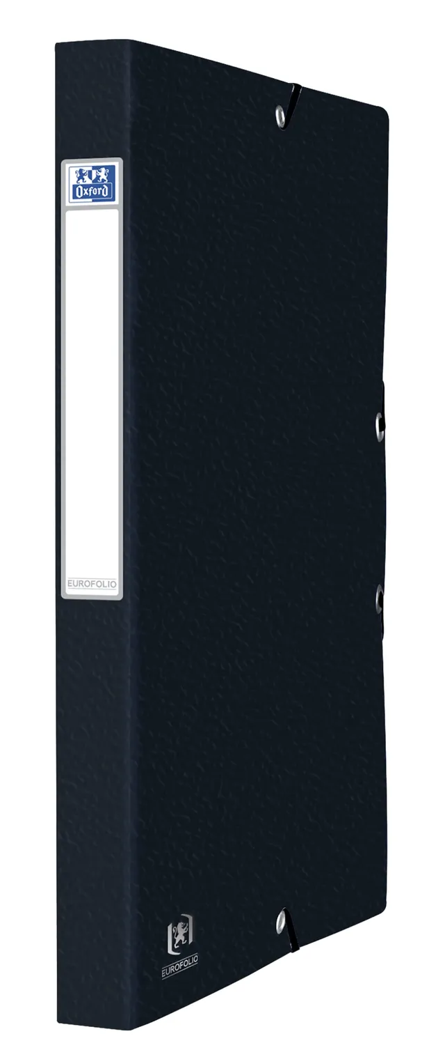 oxford-eurofolio-sammelbox-a4-600g-karton-25mm-schwarz image 1