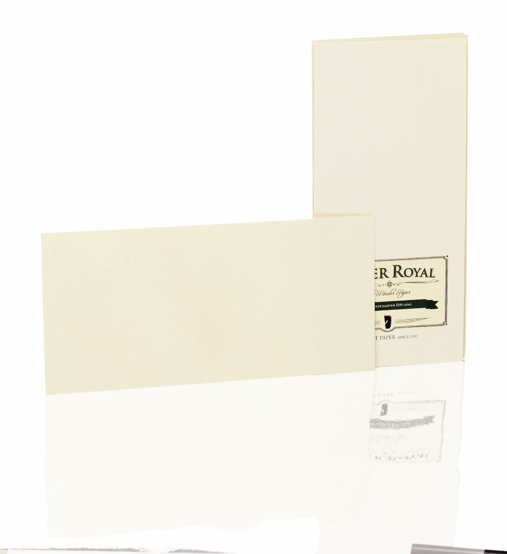 r-ssler-karte-gerippt-din-lang-20-st-ck-creme image 1