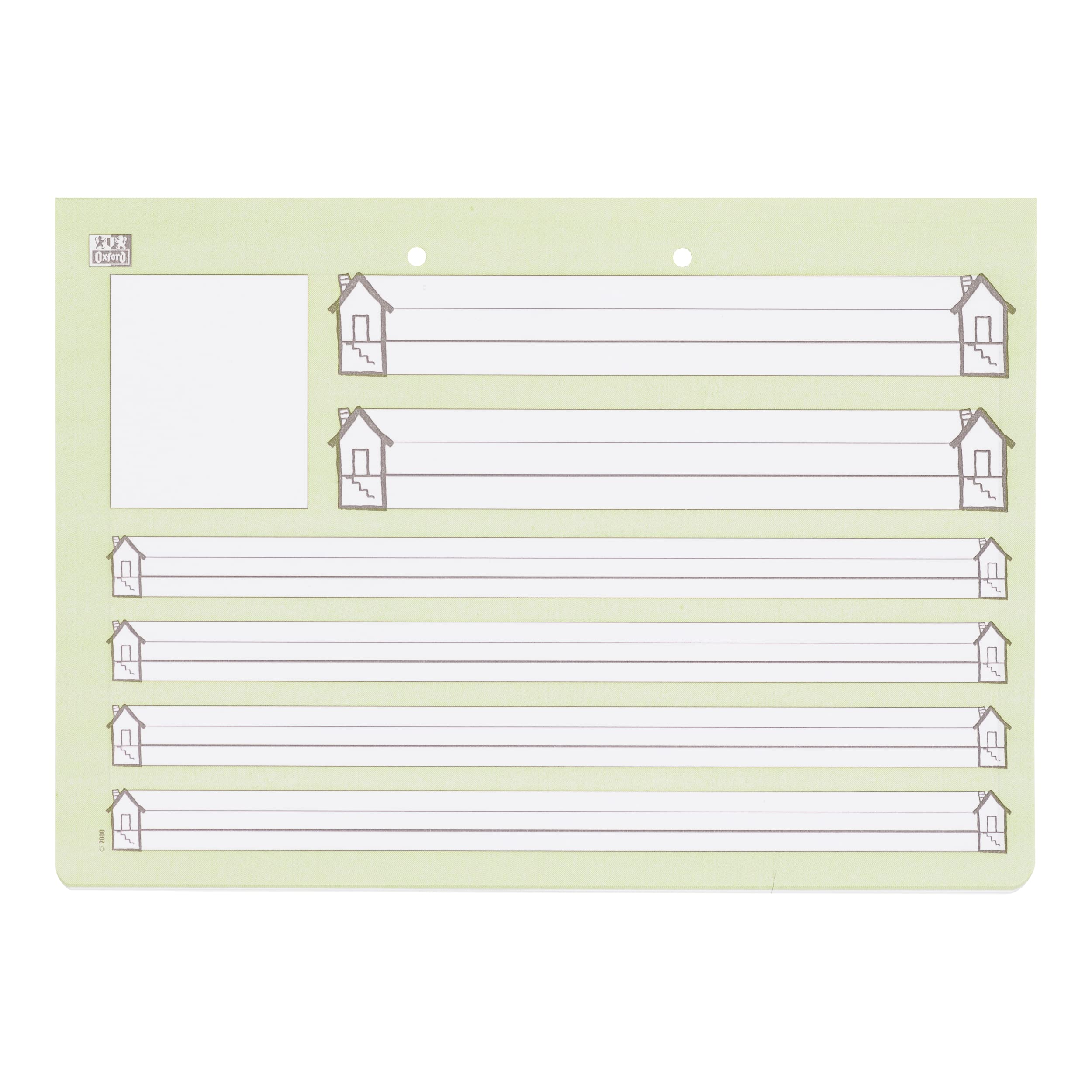 oxford-schreiblernheft-a4-quer-lineatur-sl-1-klasse-16-blatt-gr-n-10-st-ck image 3