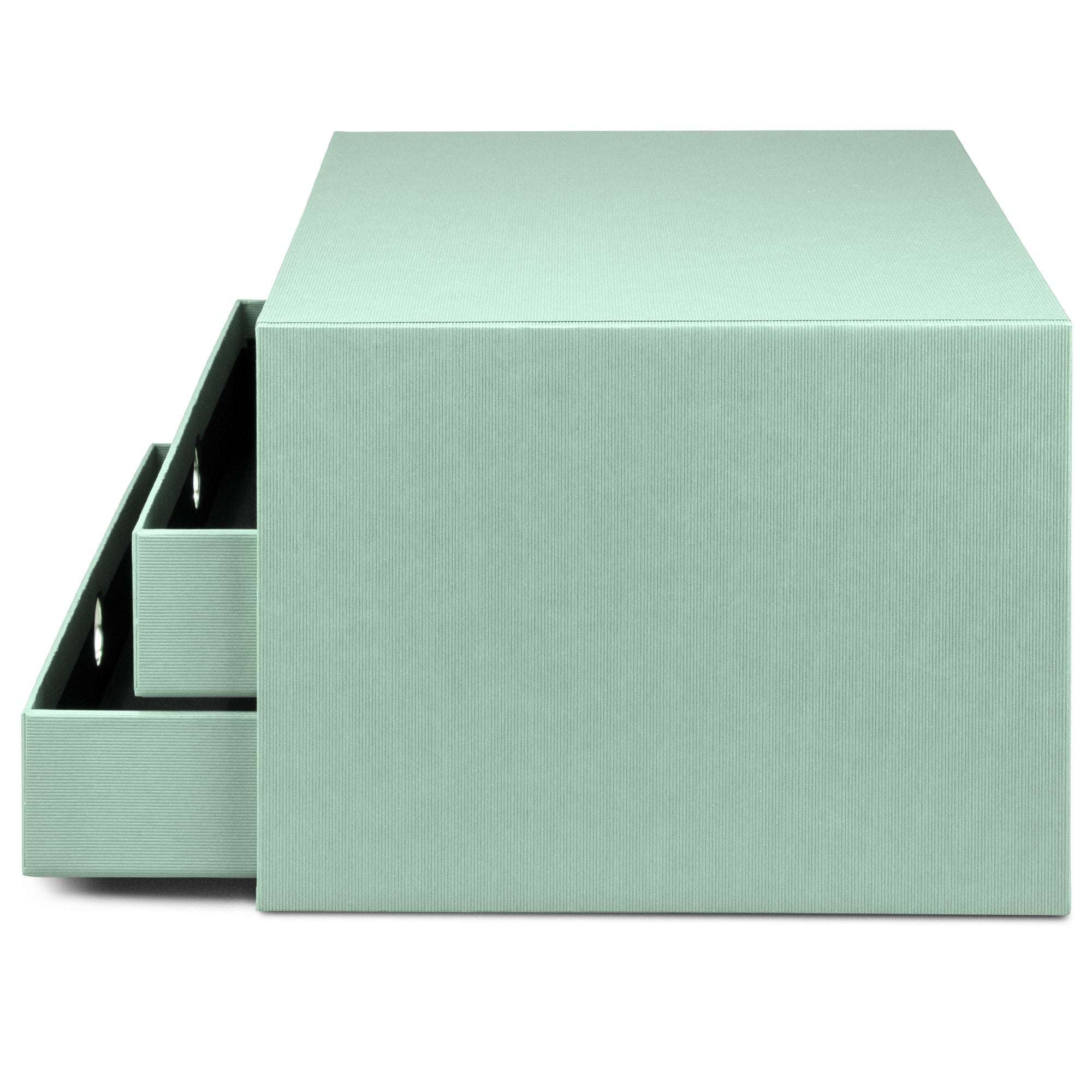 r-ssler-s-o-h-o-schubladenbox-a4-querformat-3-f-cher-mint image 3