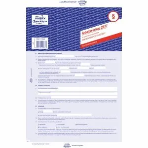avery-zweckform-arbeitsvertrag-a4-f-r-gewerbliche-arbeitnehmer-5er-pack-2-seitig image 1